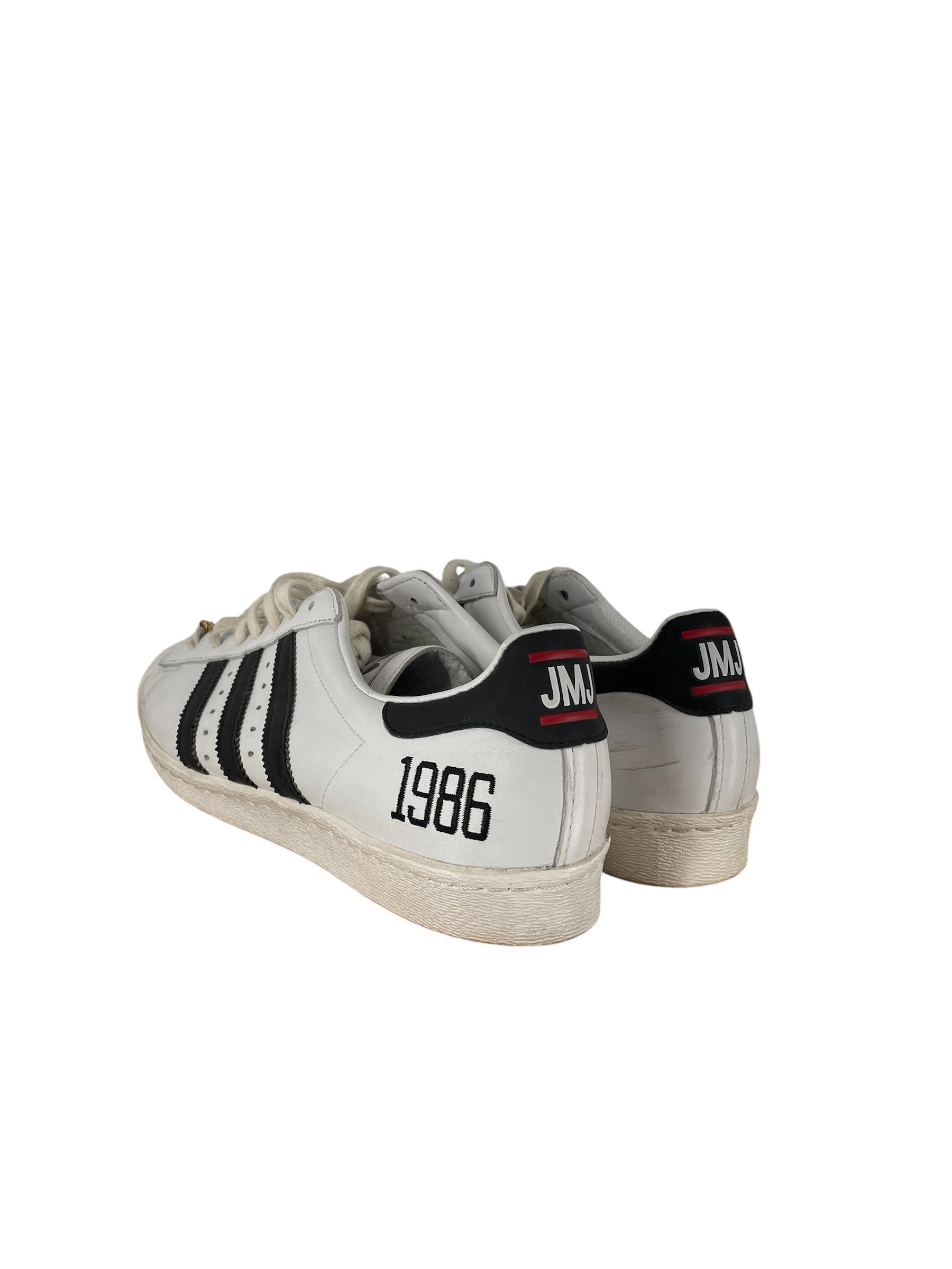 adidas/Low-Sneakers/US 8.5/WHT/RUN DMCAIDIDAS SUPERSTAR SZ8.5 view 2