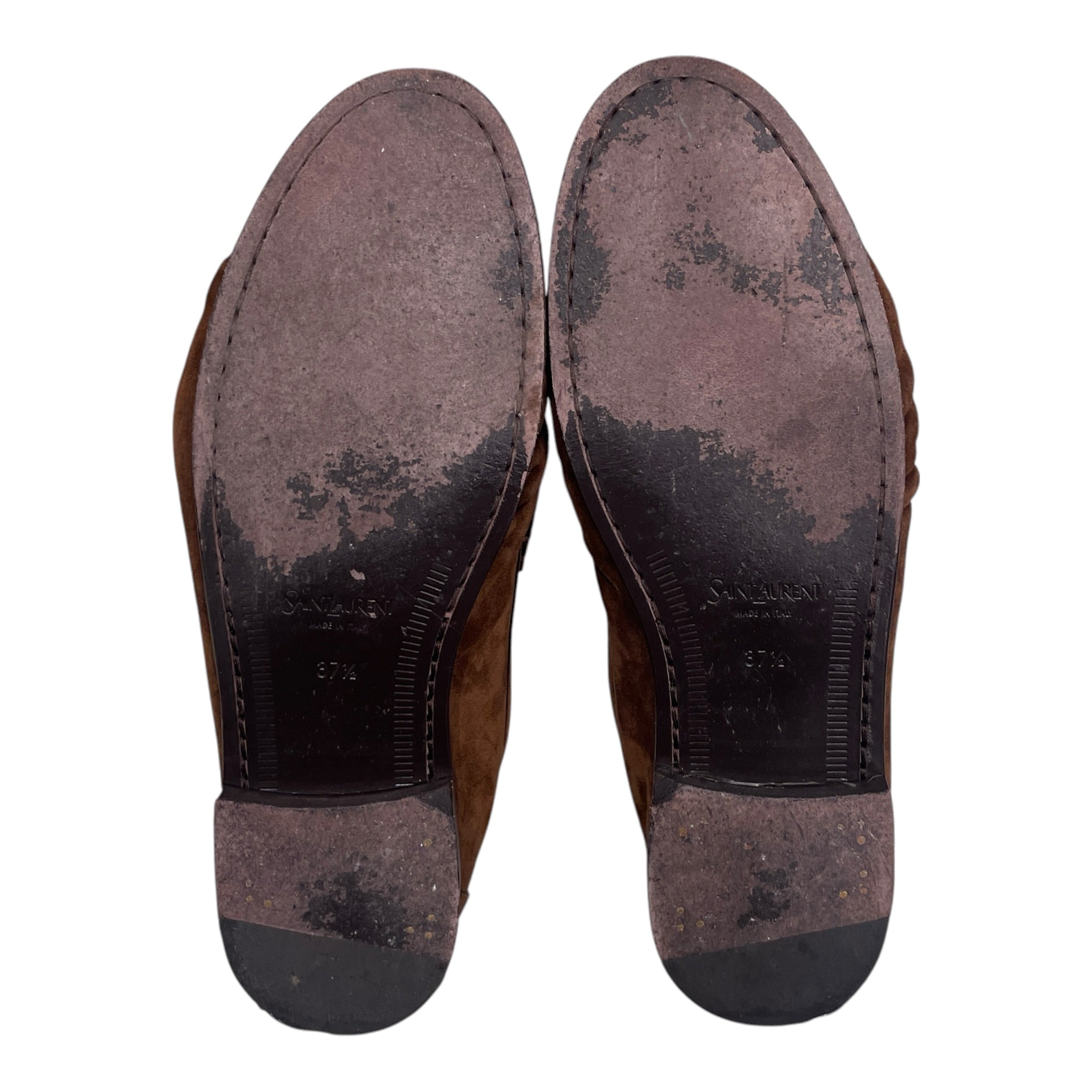 YVES SAINT LAURENT/Loafers/US 6.5/Suede/BRW/ view 6