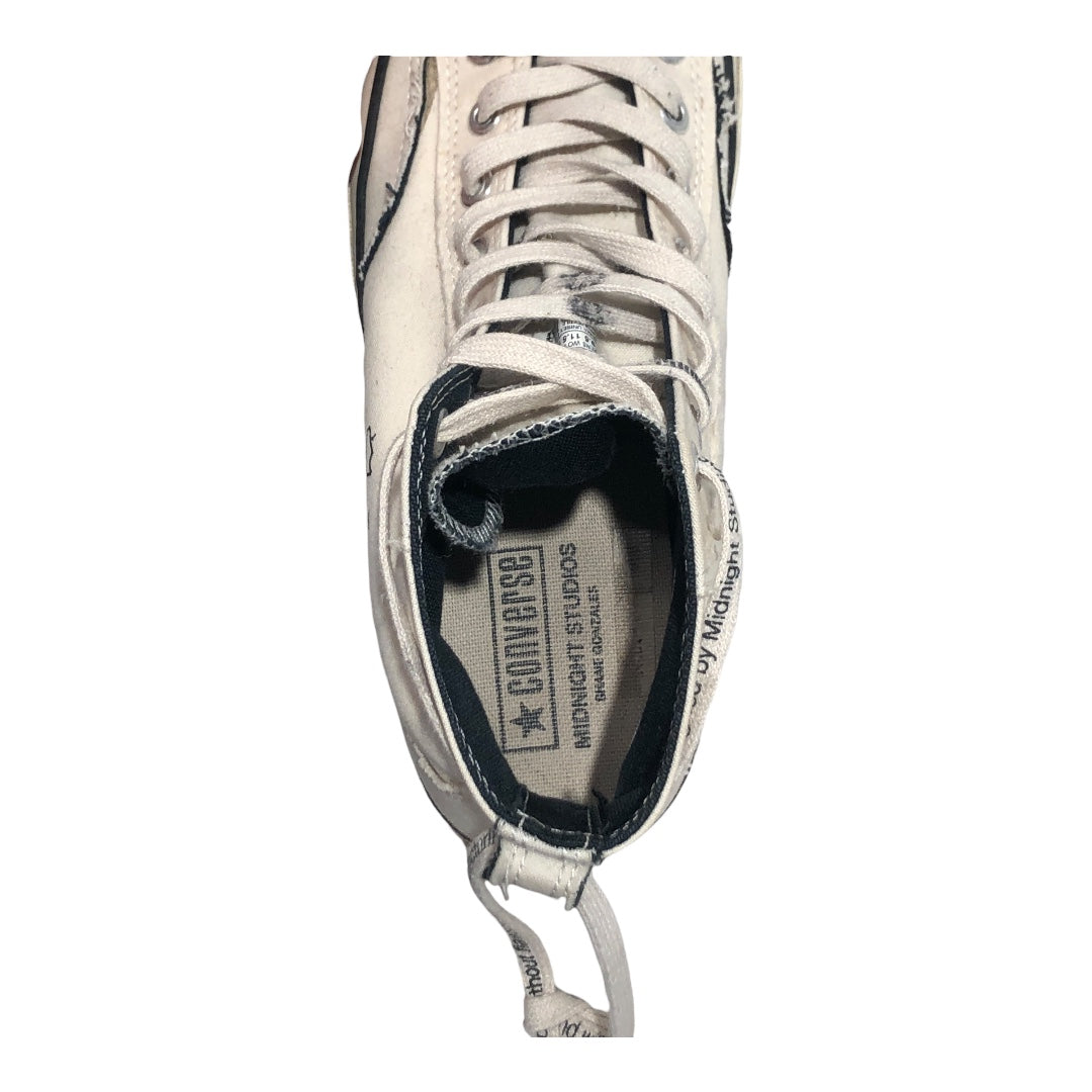 MIDNIGHT STUDIOS/CONVERSE/Hi-Sneakers/US 9.5/Cotton/WHT/CHUCK HI view 3