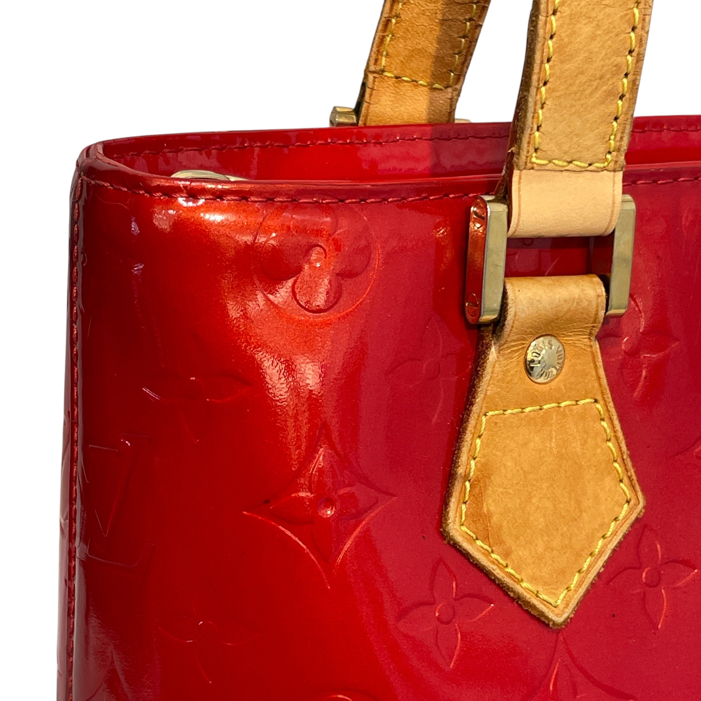LOUIS VUITTON/Hand Bag/Monogram/RED/Monogram Vernis Tote view 6