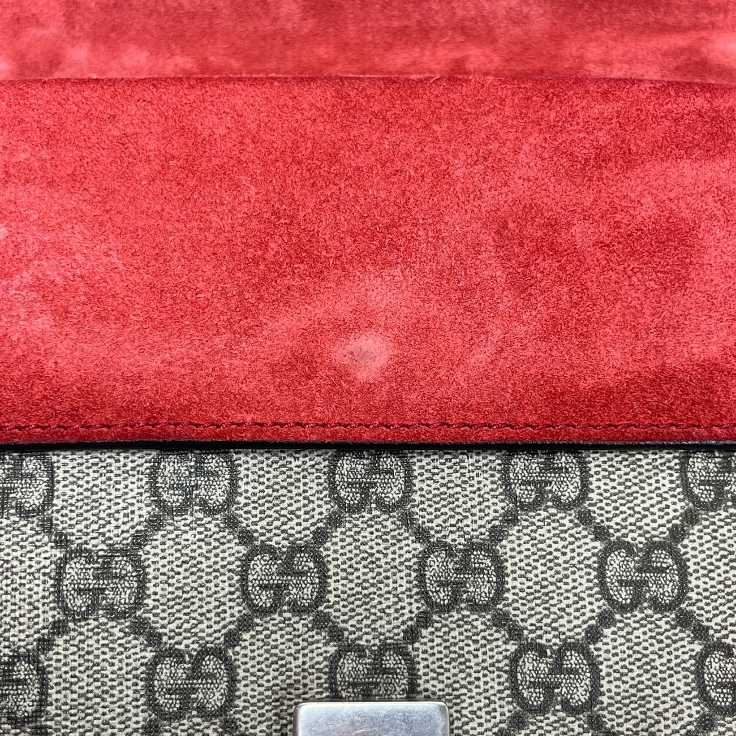 GUCCI/Cross Body Bag/Monogram/Leather/KHK/Dionysus view 5