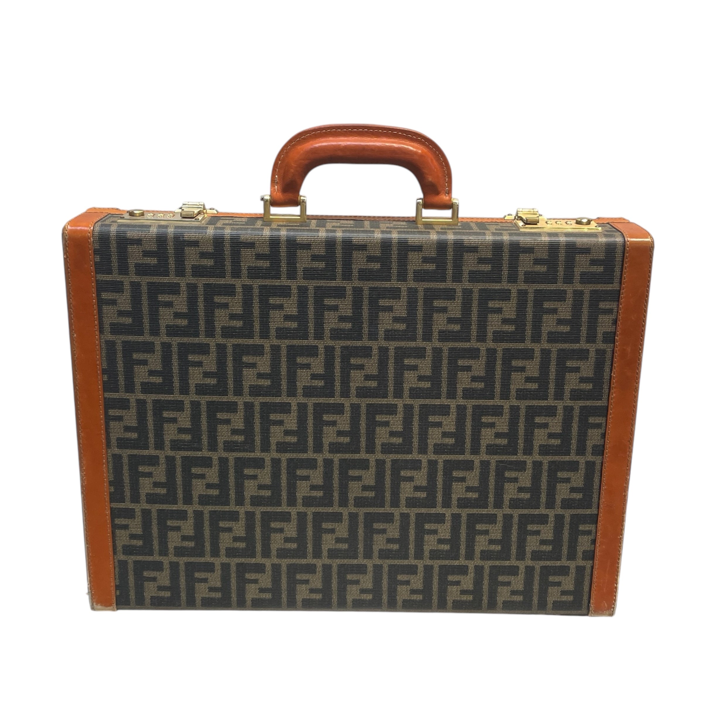 FENDI/Briefcase/Monogram/Leather/BRD/vintage zucca monogram view 2
