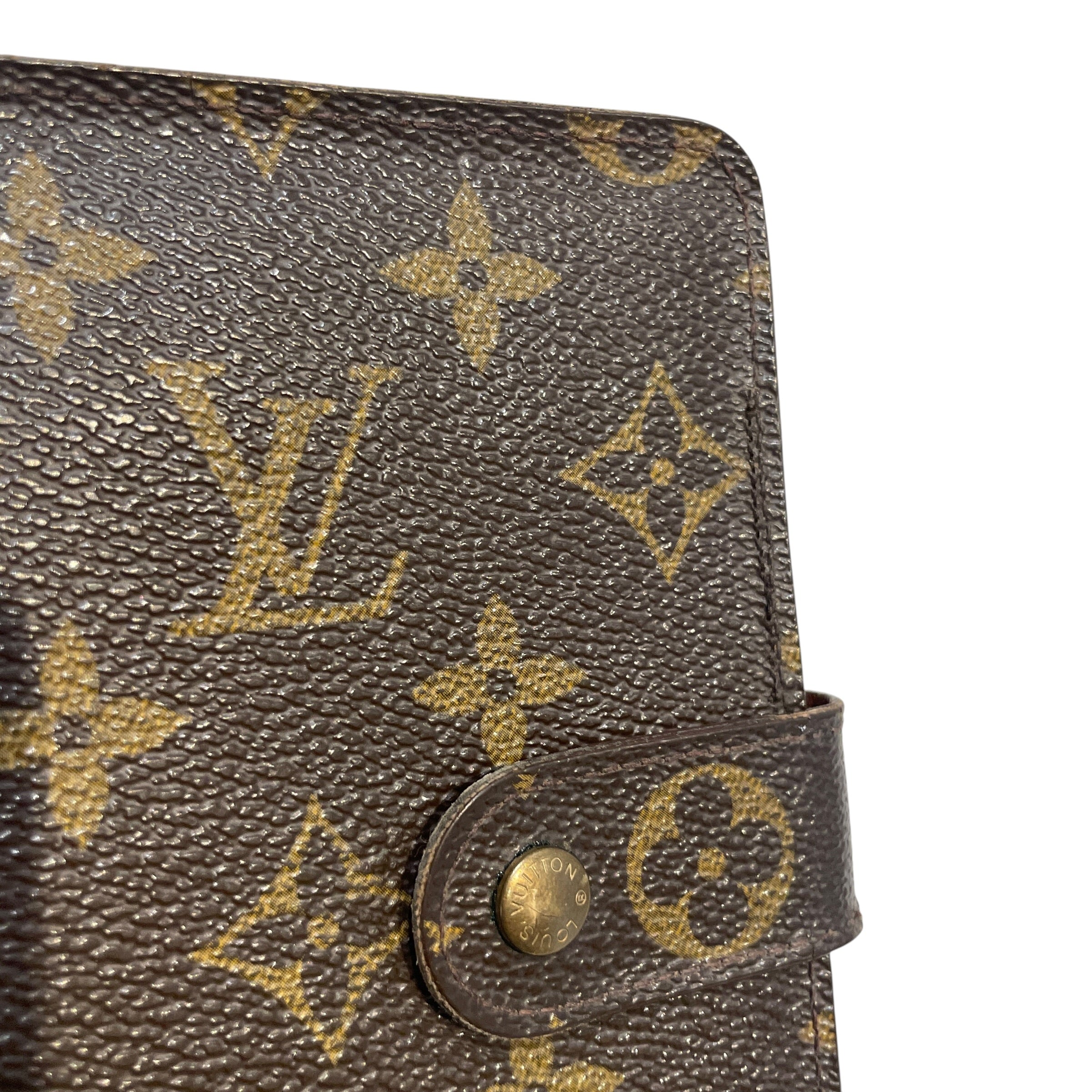 LOUIS VUITTON/Bifold Wallet/Monogram/Leather/BRW/Compact Zip Wallet view 4