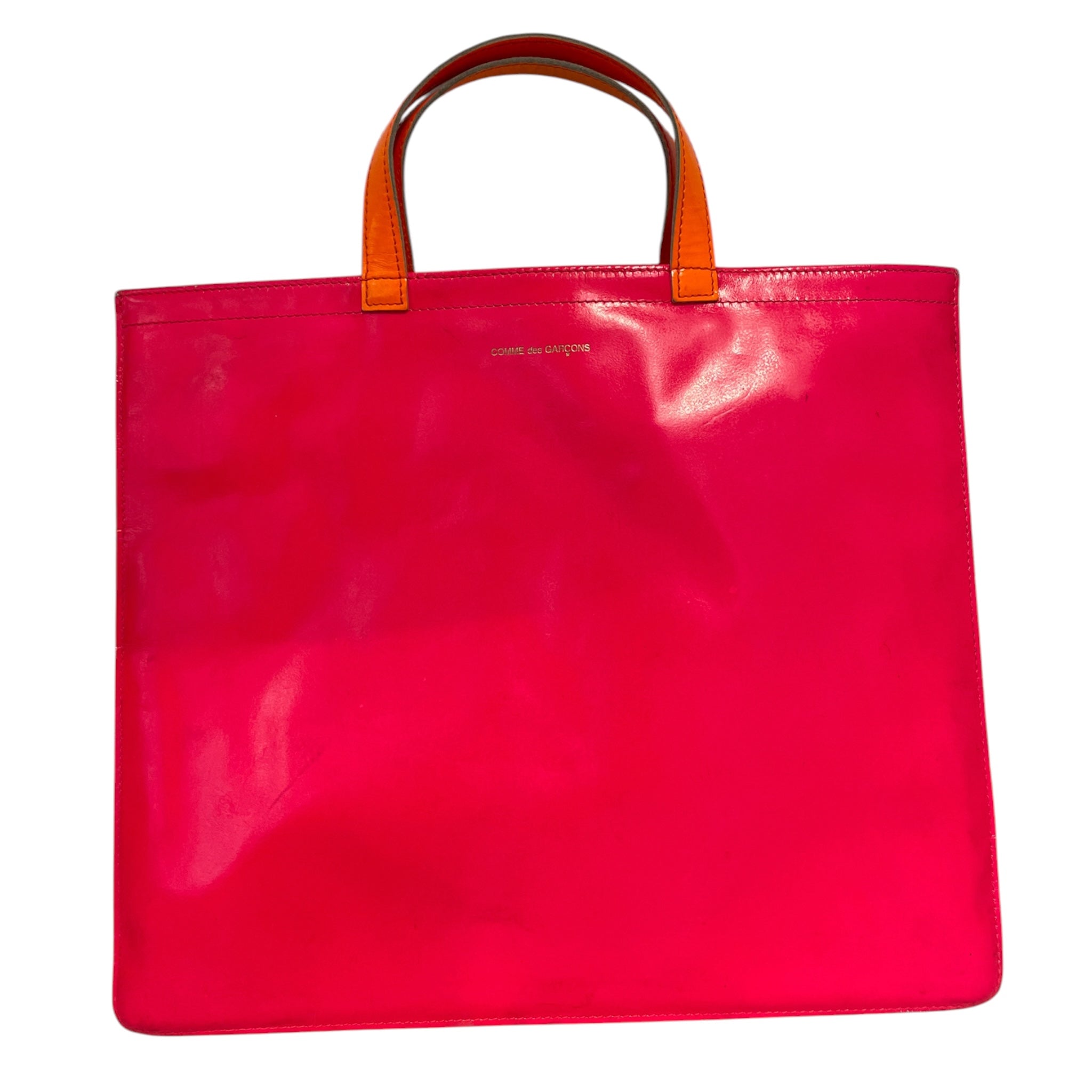 COMME des GARCONS/Clutch Bag/Cotton/PNK/COLOR-BLOCK (PNK, ORG, YLW) view 1