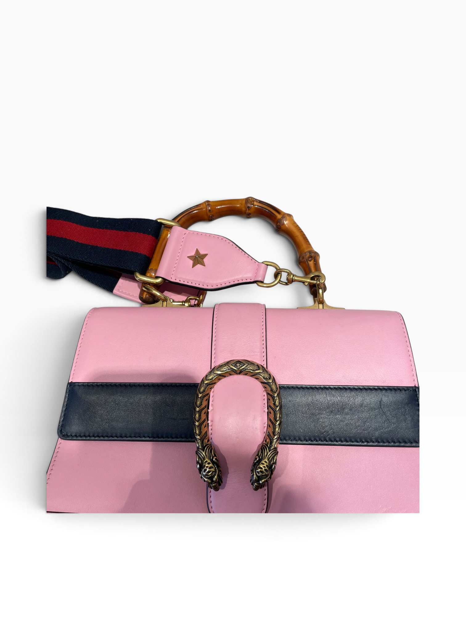 GUCCI/Hand Bag/Leather/PNK/Dionysus Bamboo view 3