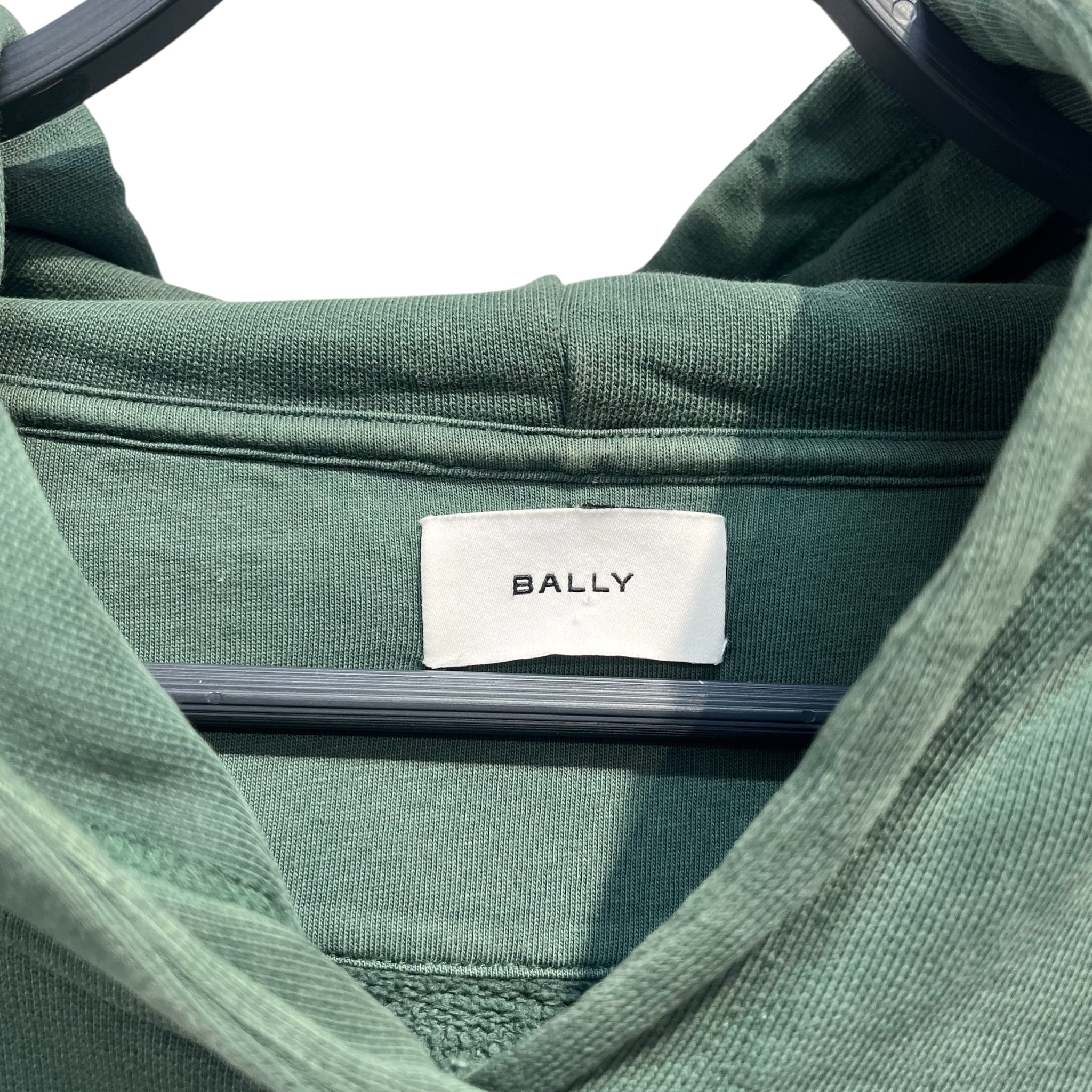 BALLY/Hoodie/42/Cotton/GRN/WHITE BALLY LOGO view 3