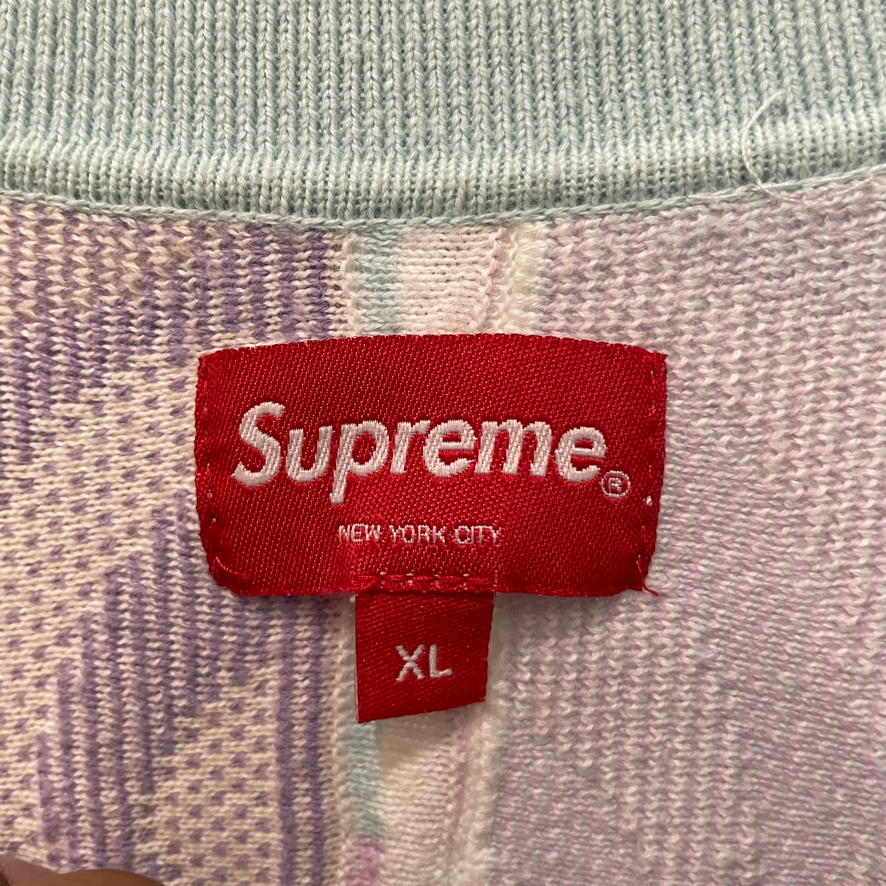 Supreme/T-Shirt/XL/Cotton/PNK/All Over Print/ALL OVER EMBROIDER PINK/PURPLE view 3