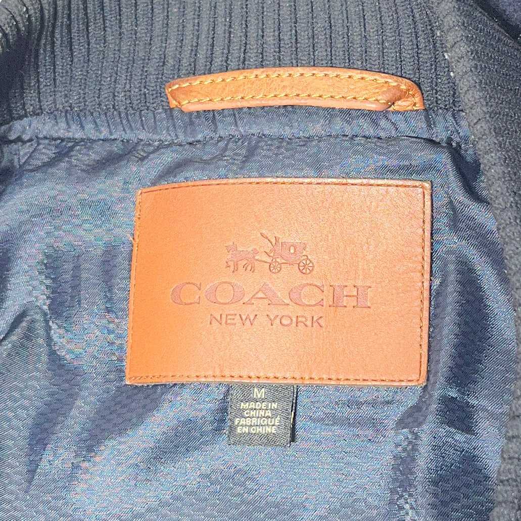 COACH/Jacket/L/Cotton/NVY/ view 3