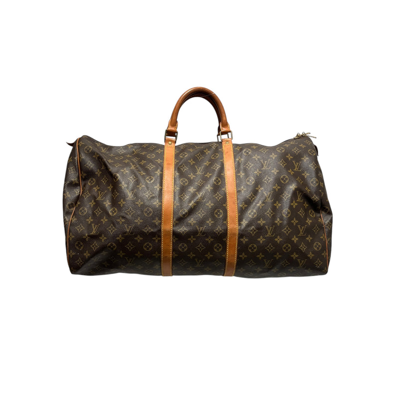 LOUIS VUITTON/Luggage/Monogram/Leather/BRW/LARGE KEEPAL