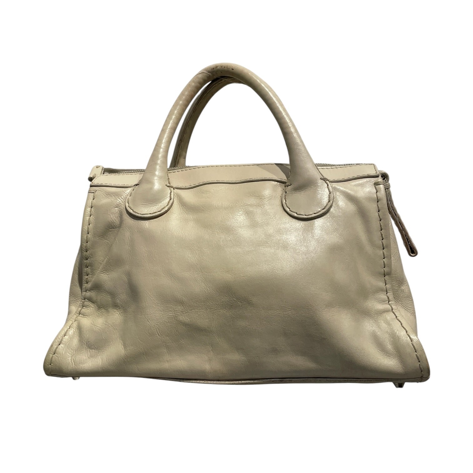 Chloe/Hand Bag/Leather/CRM/Edith Satchel Handbag view 2