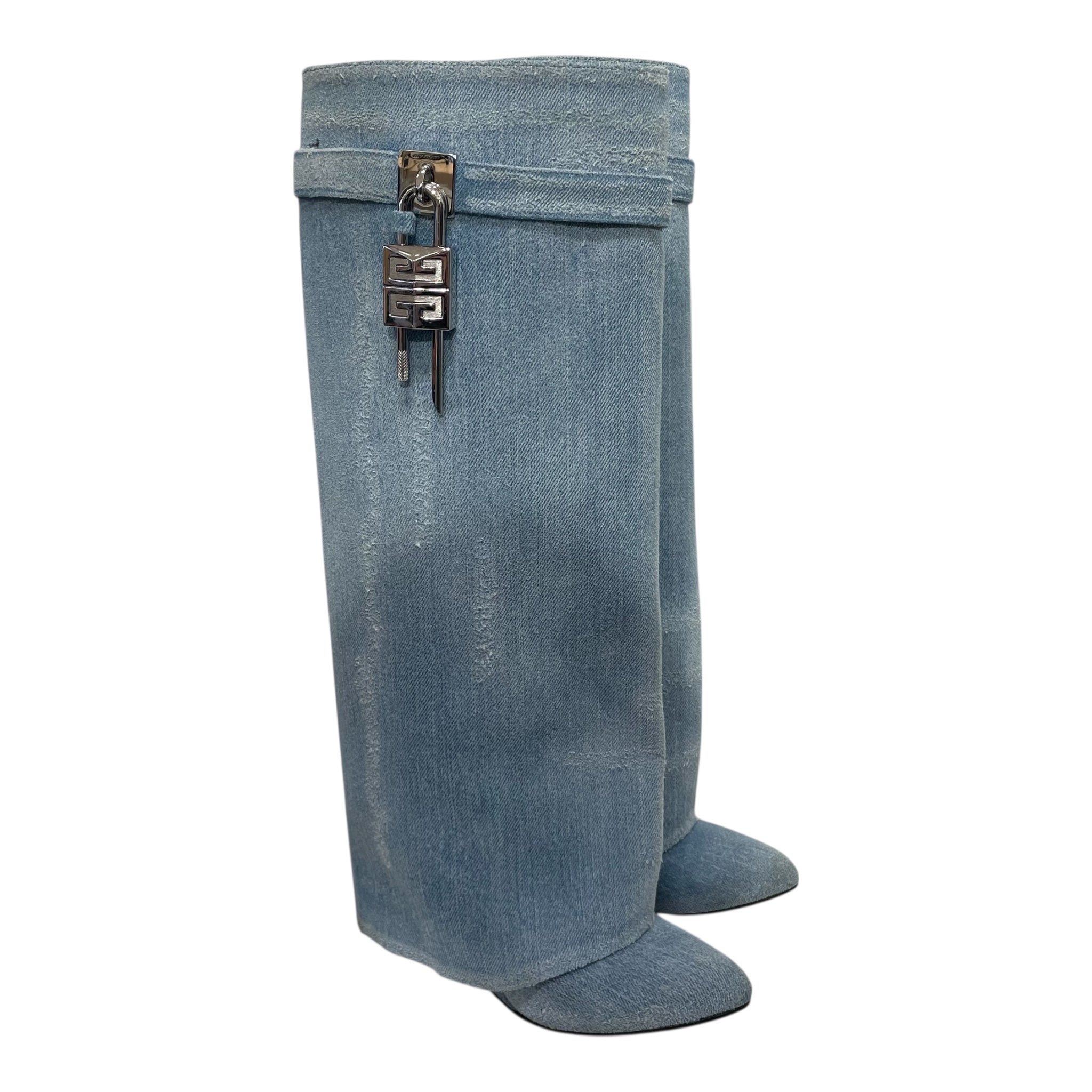 GIVENCHY/Long Boots/US 7/Denim/IDG/ view 1