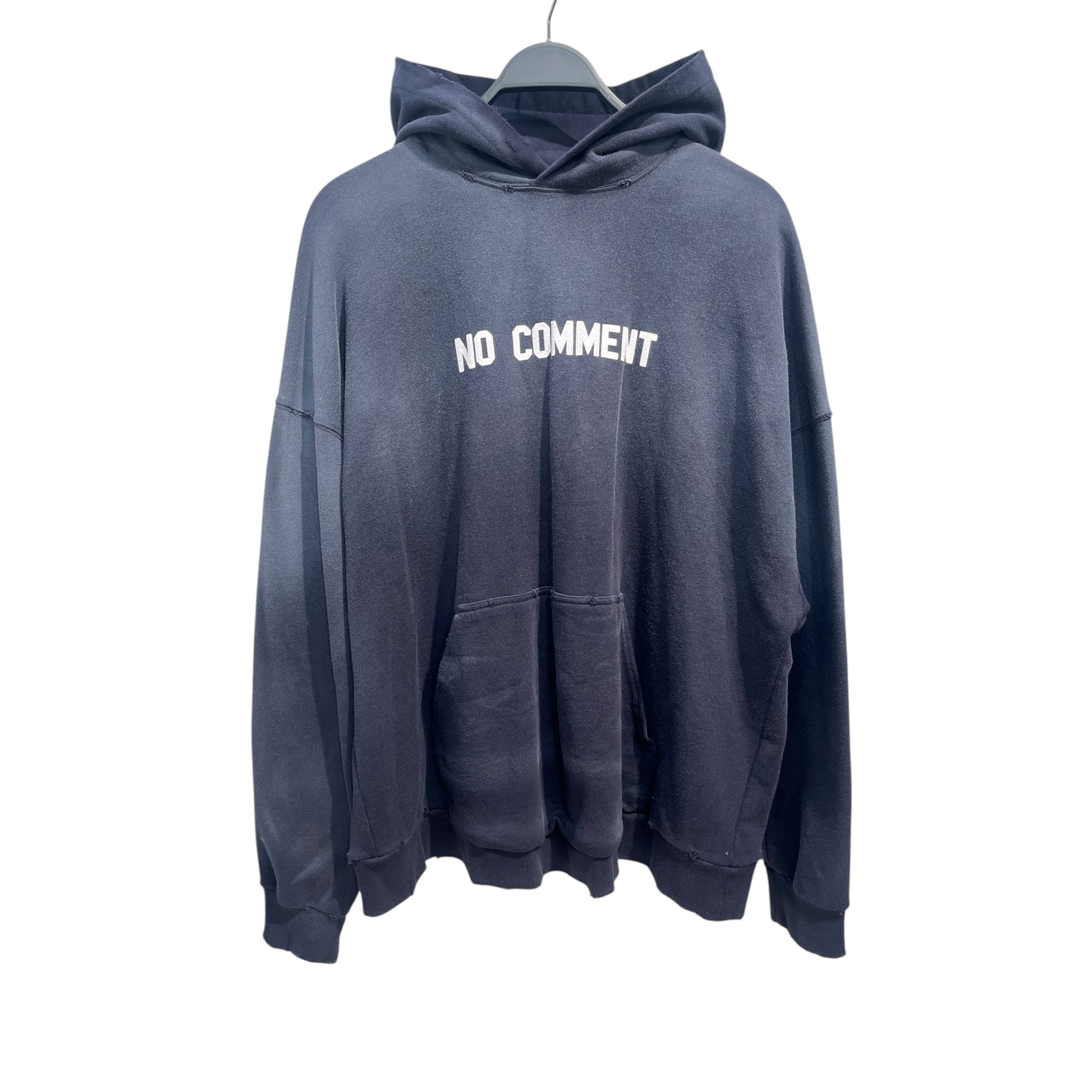 BALENCIAGA/Hoodie/L/Graphic/Cotton/GRY/Oversize/NO COMMENT view 1