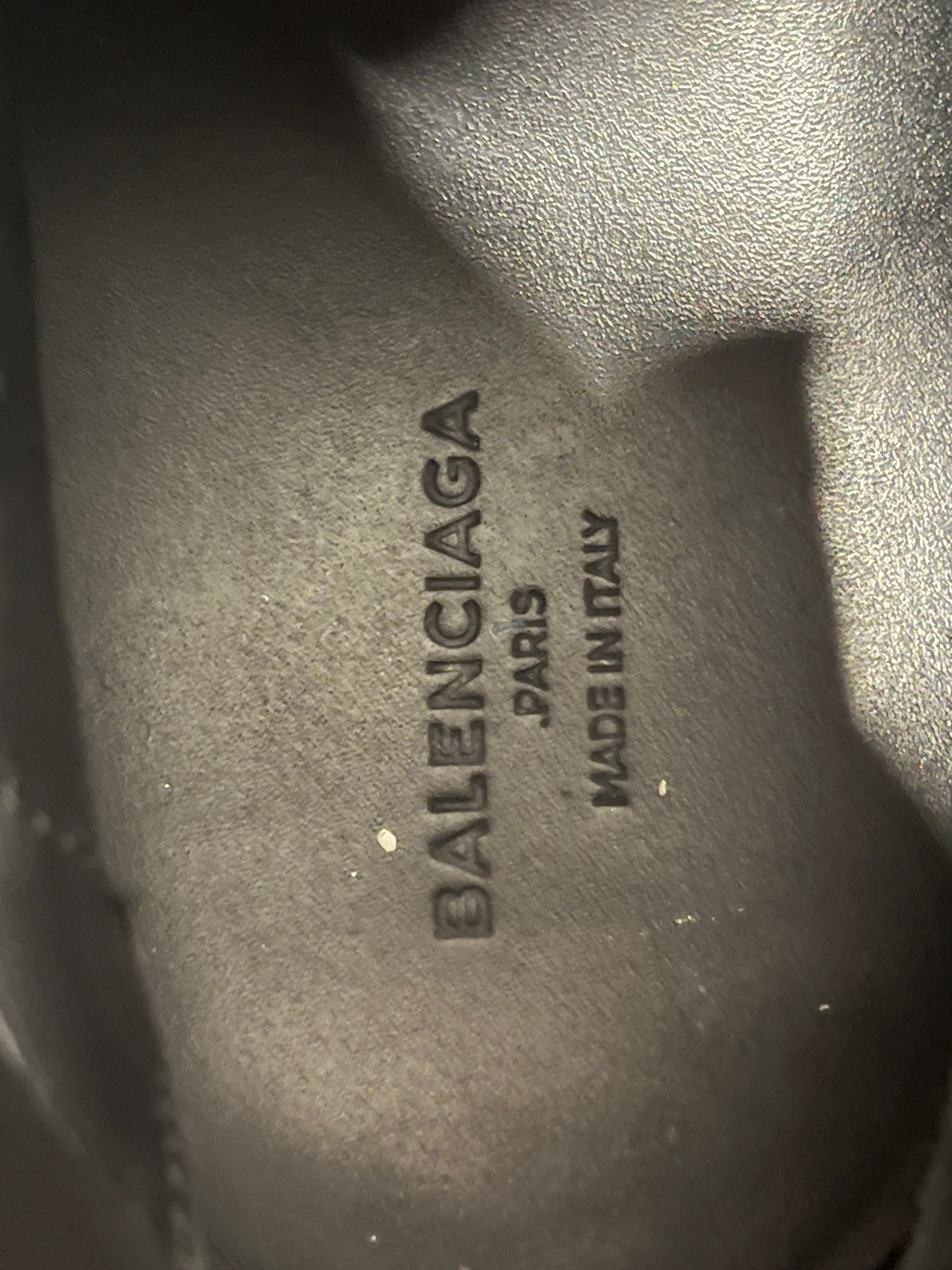 BALENCIAGA/Hi-Sneakers/US 9/Leather/IDG/ARENA PYTHON EFFECTS view 3