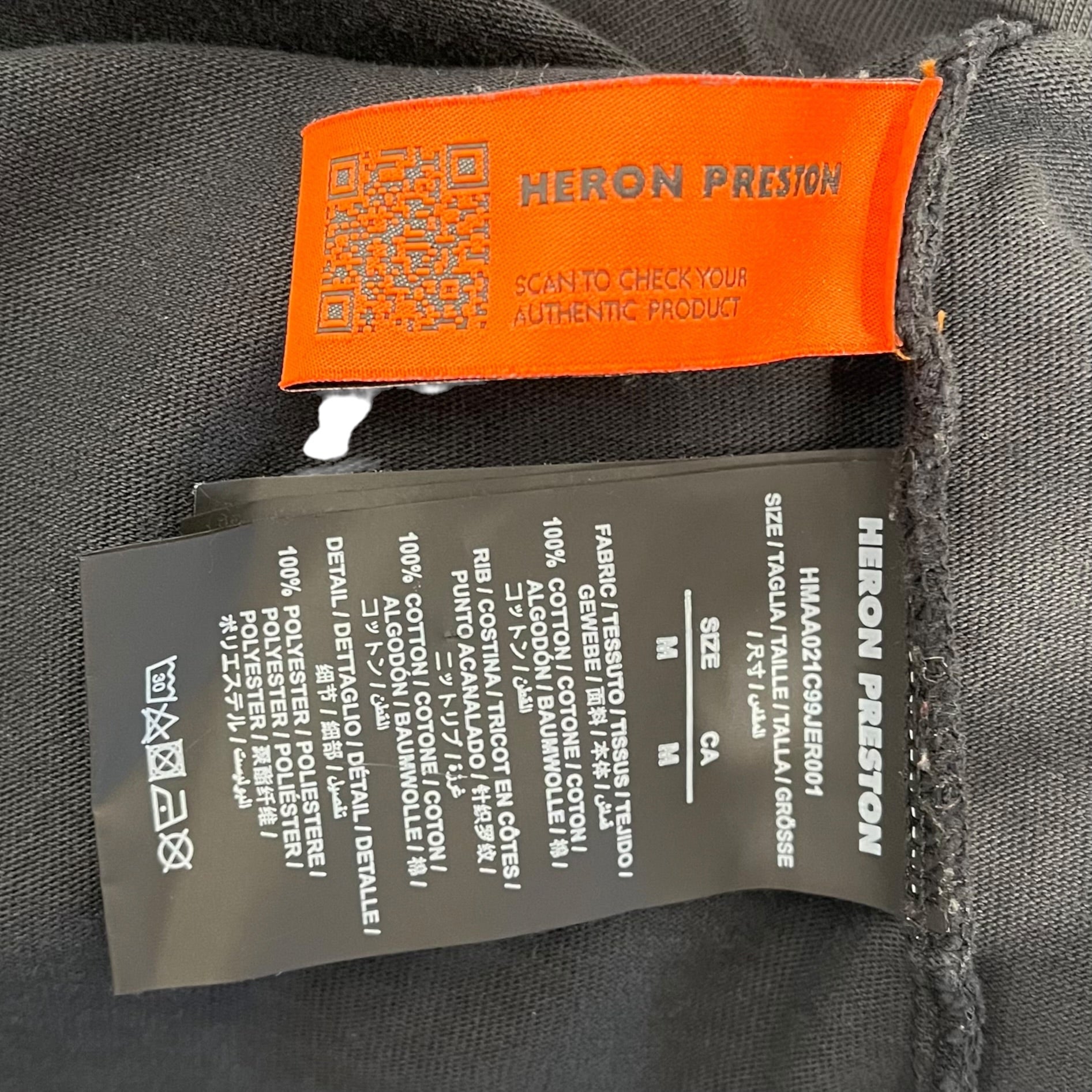 HERON PRESTON/T-Shirt/M/Cotton/BLK/MockNeck view 6
