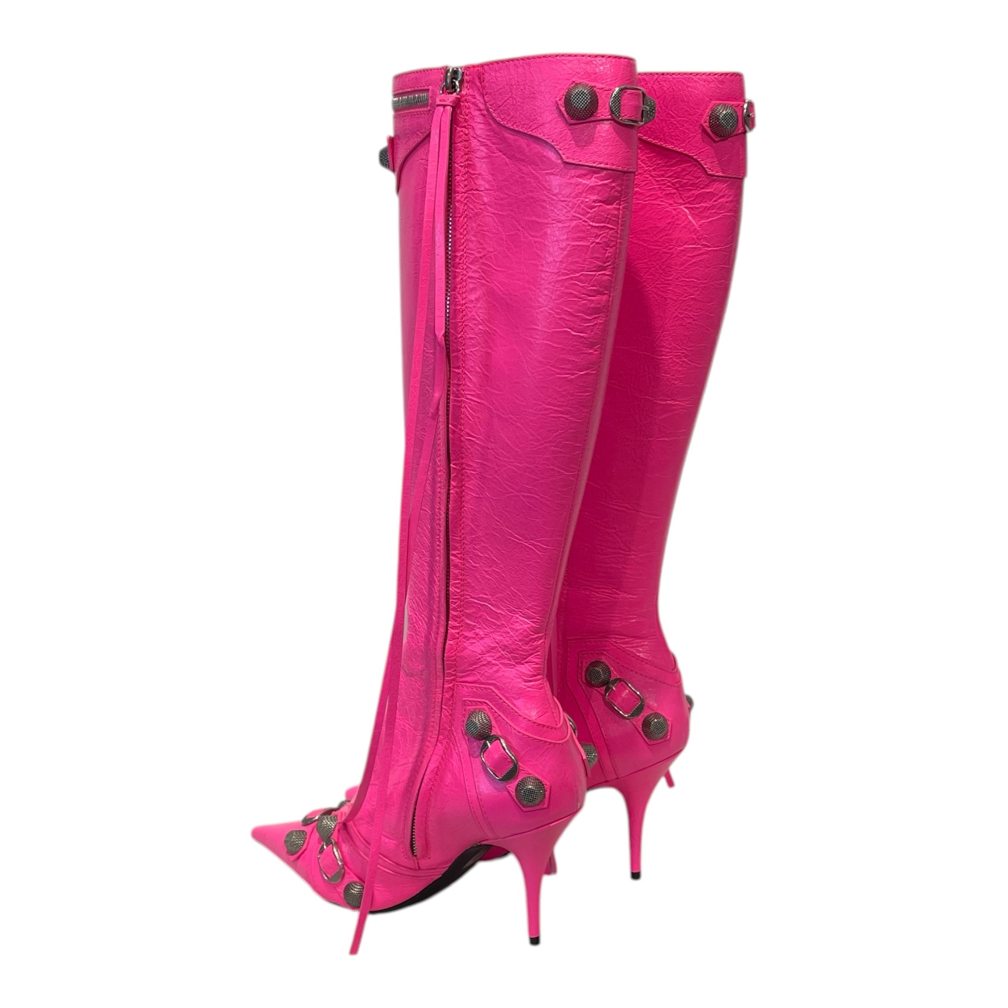 BALENCIAGA/Long Boots/EU 39/Leather/PNK/CAGOLE view 2