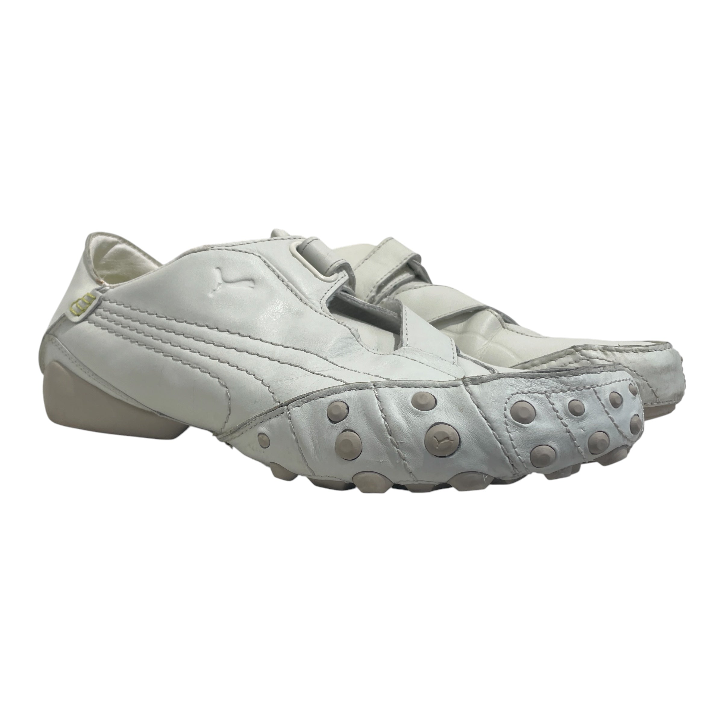 PUMA/Vintage/Low-Sneakers/US 9.5/Leather/WHT/Y2K Amoko Strap view 1