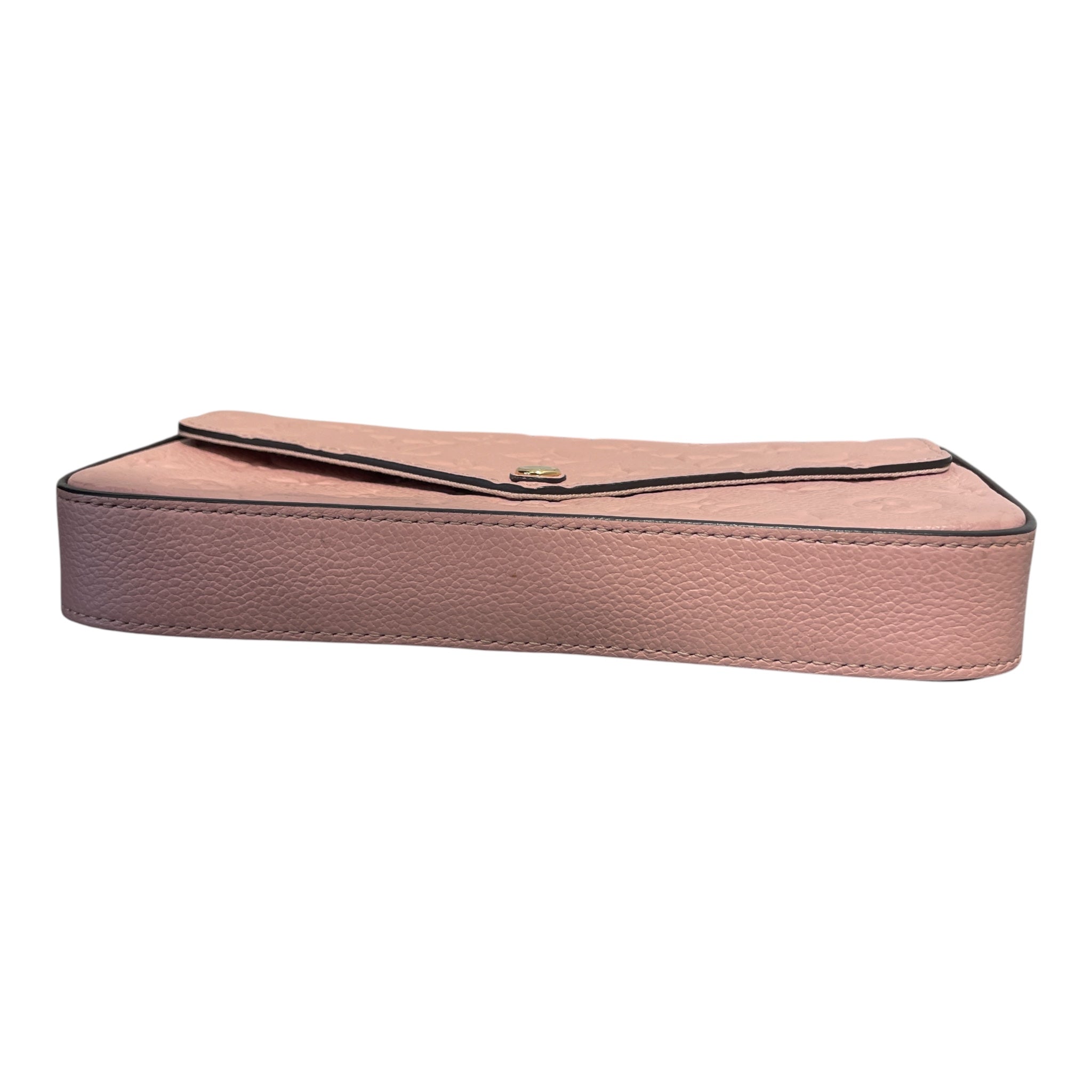 LOUIS VUITTON/Cross Body Bag/Monogram/Leather/PNK/lv pouchette felicie view 3