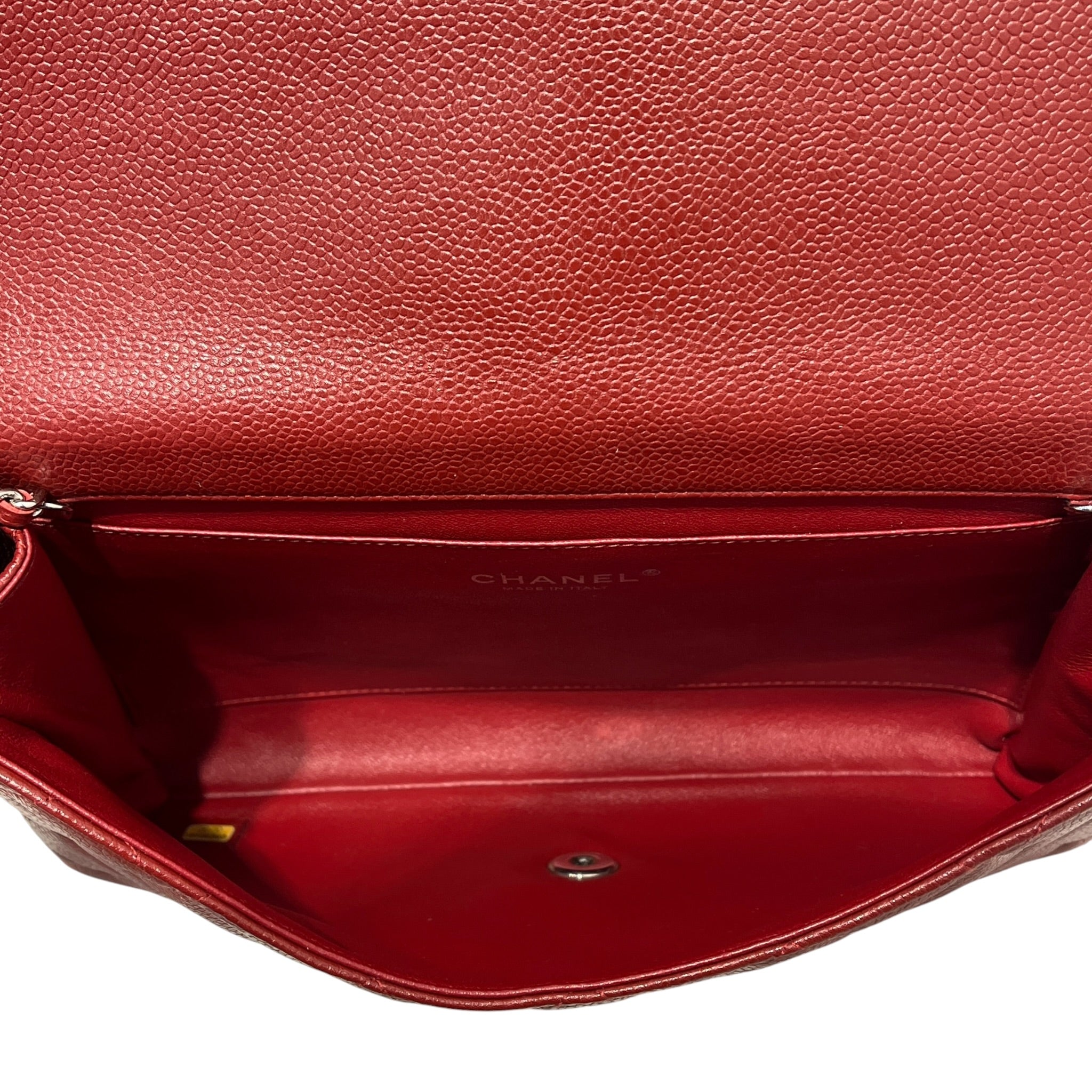 CHANEL/Hand Bag/Leather/BRD/caviar jumbo flap view 4
