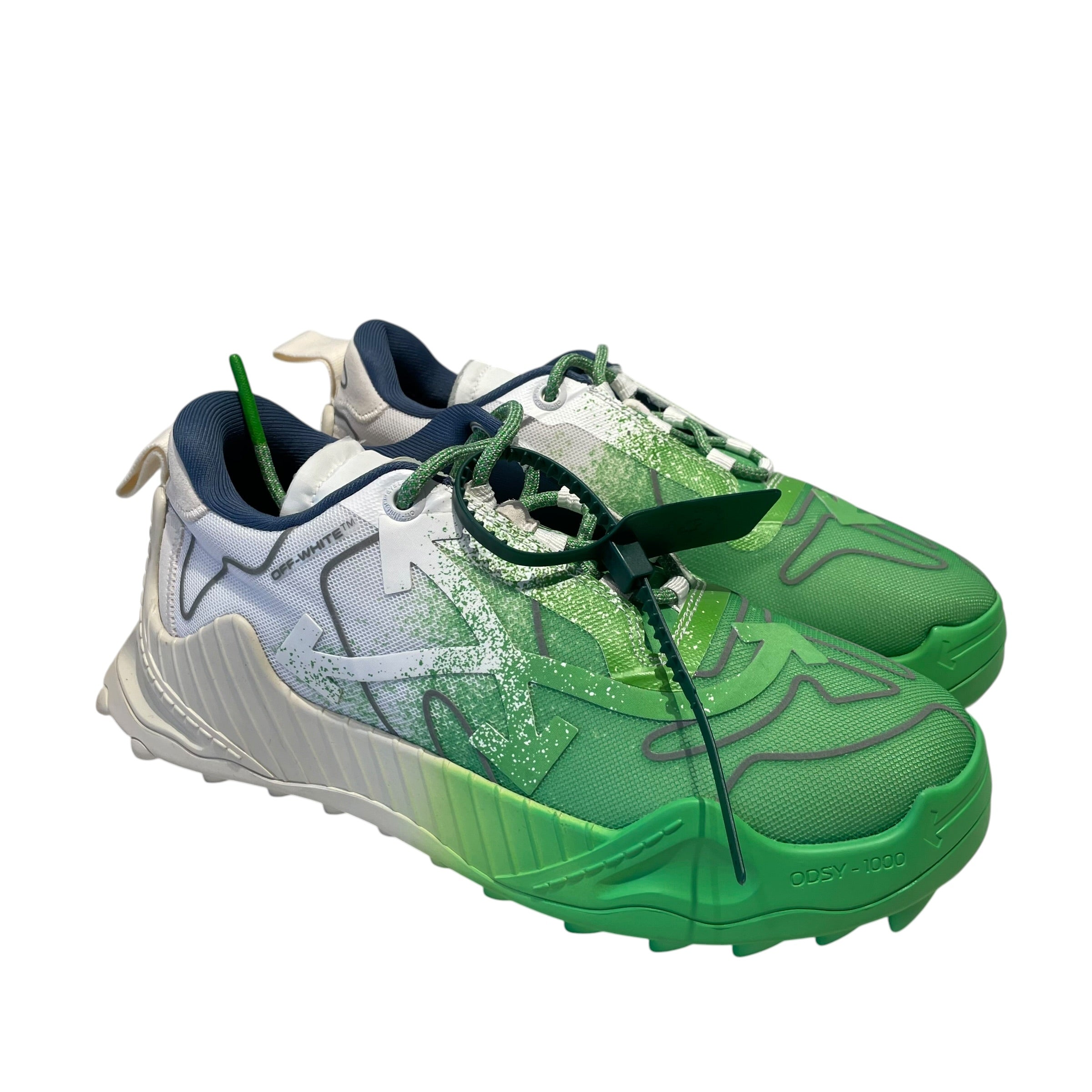 OFF-WHITE/Low-Sneakers/US 8/GRN/odsy-1000 spray paint green view 1