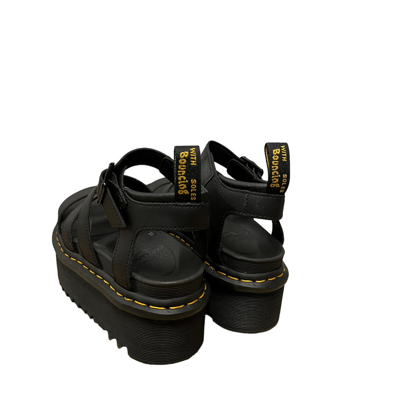 Dr.Martens/Sandals/US 6/Leather/BLK/Platform Blaire Sandals