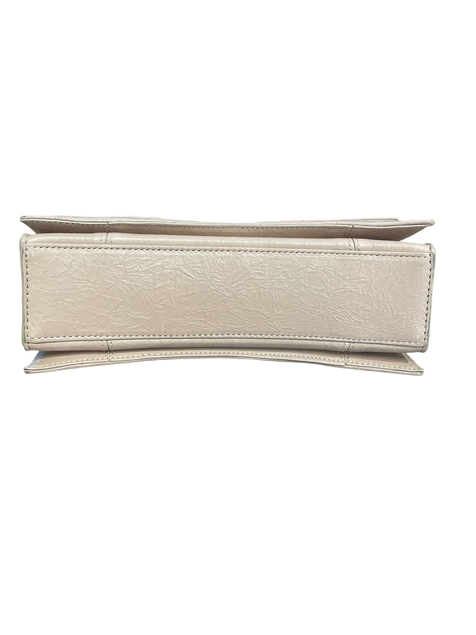 BALENCIAGA/Cross Body Bag/BEG/crushed calfskin view 4