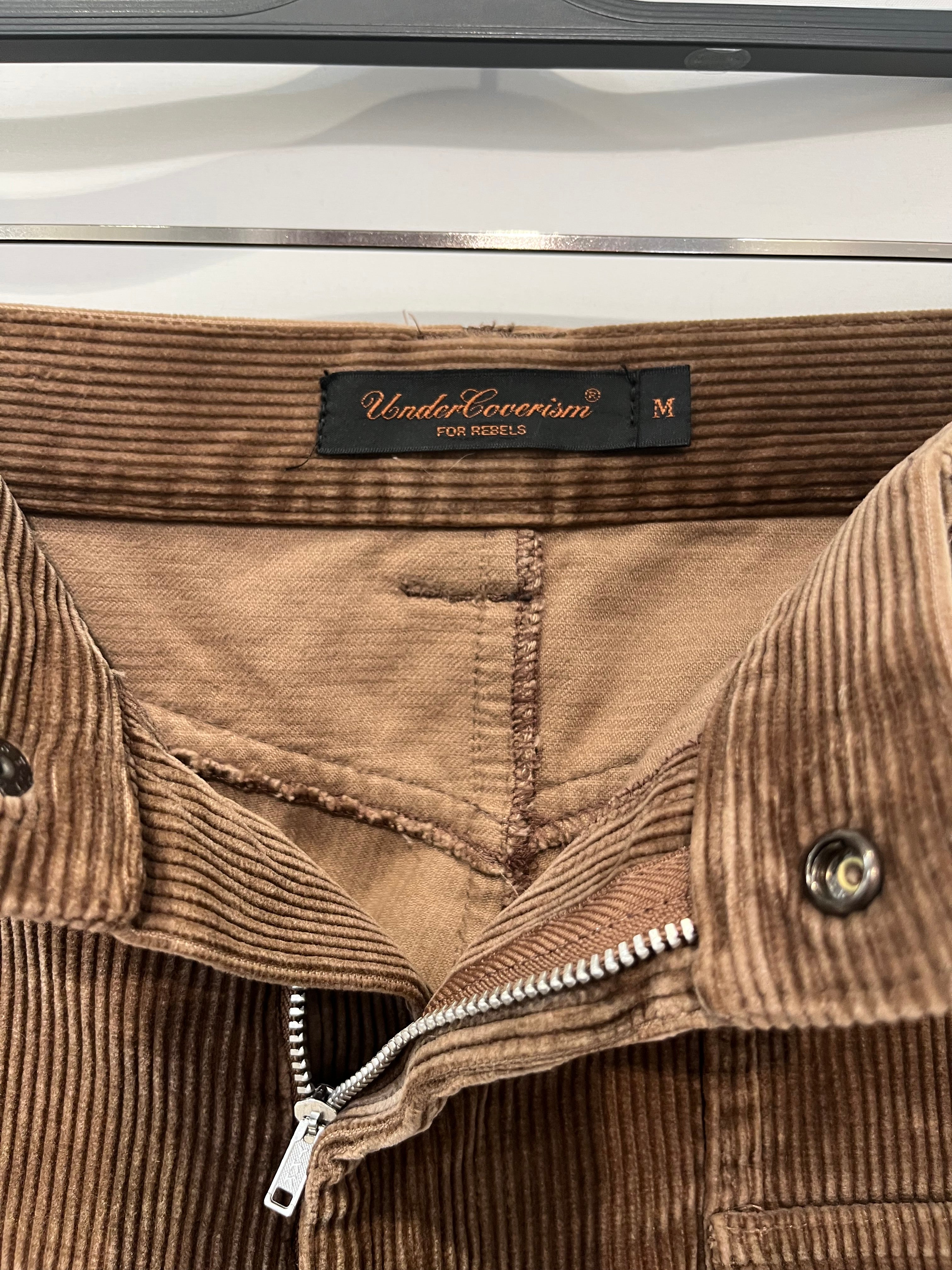 UNDERCOVER/Bootcut Pants/M/Cotton/BRW/M225 AW02 CORDUROY DOUBLE KNEE view 3