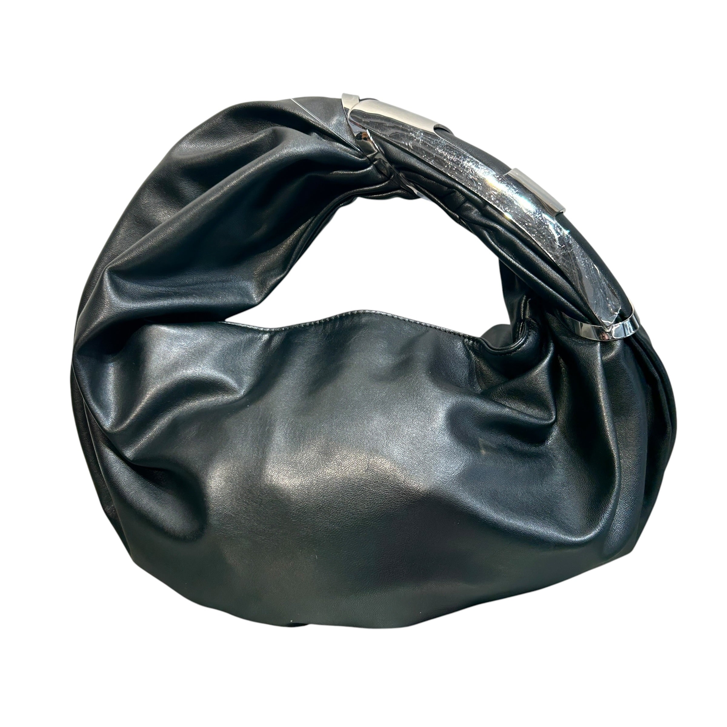 DIESEL/Hand Bag/Faux Leather/BLK/grab D hobo shoulder bag view 1