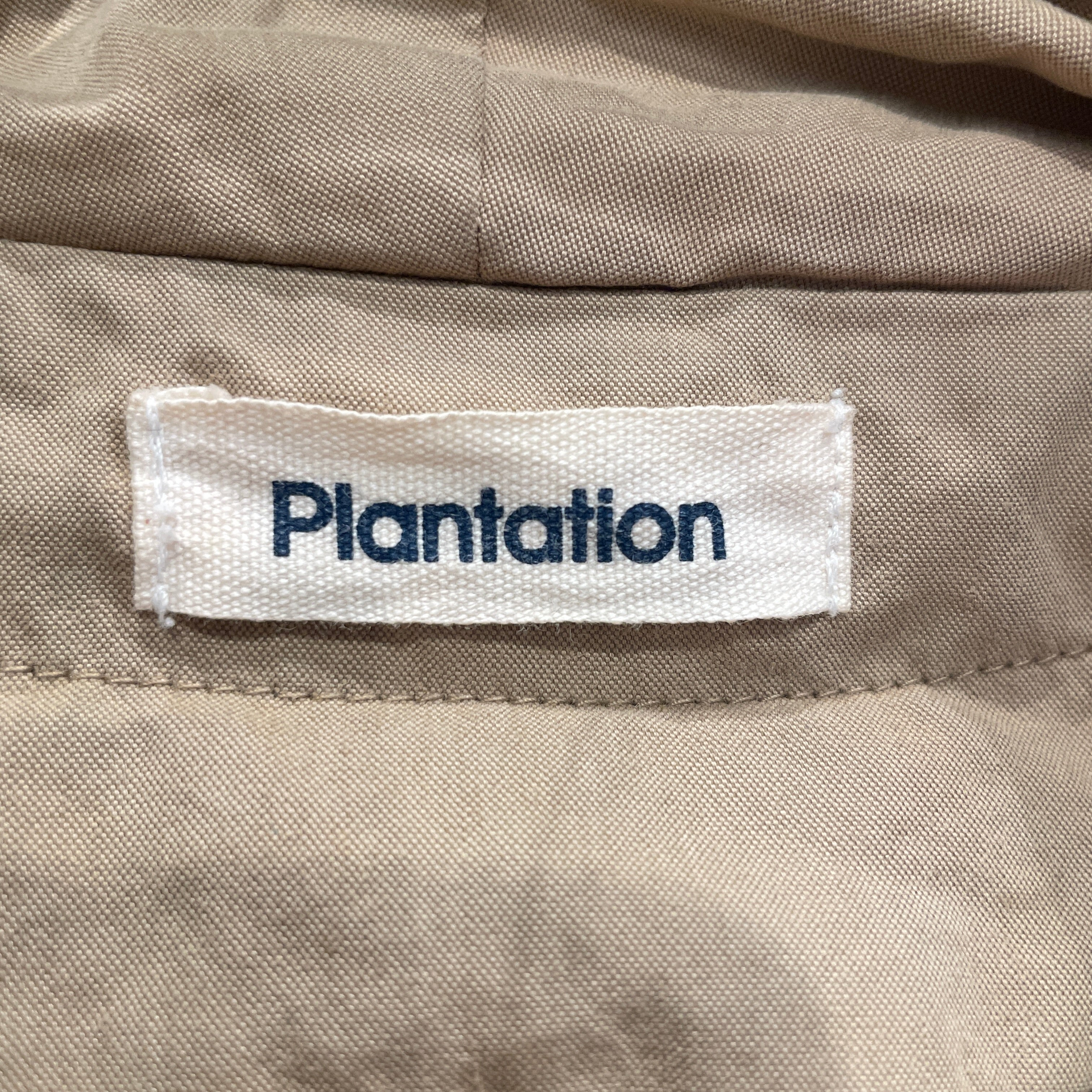 Plantation/Jacket/OS/Cotton/BEG/PLANTATION BUTTON HIGH COLLAR view 3