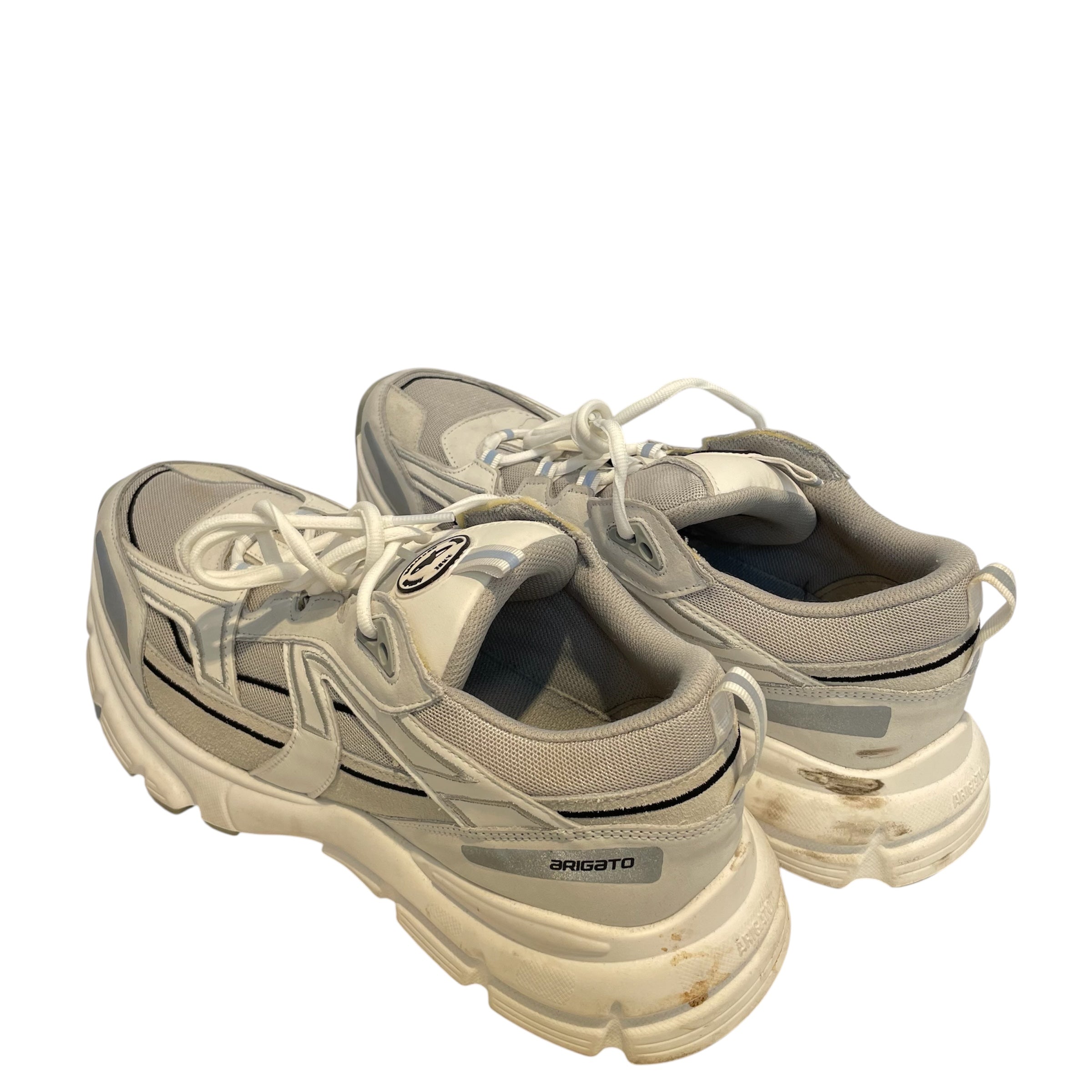 Axel Arigato/Low-Sneakers/US 10.5/Suede/WHT/3M/SILVR view 2