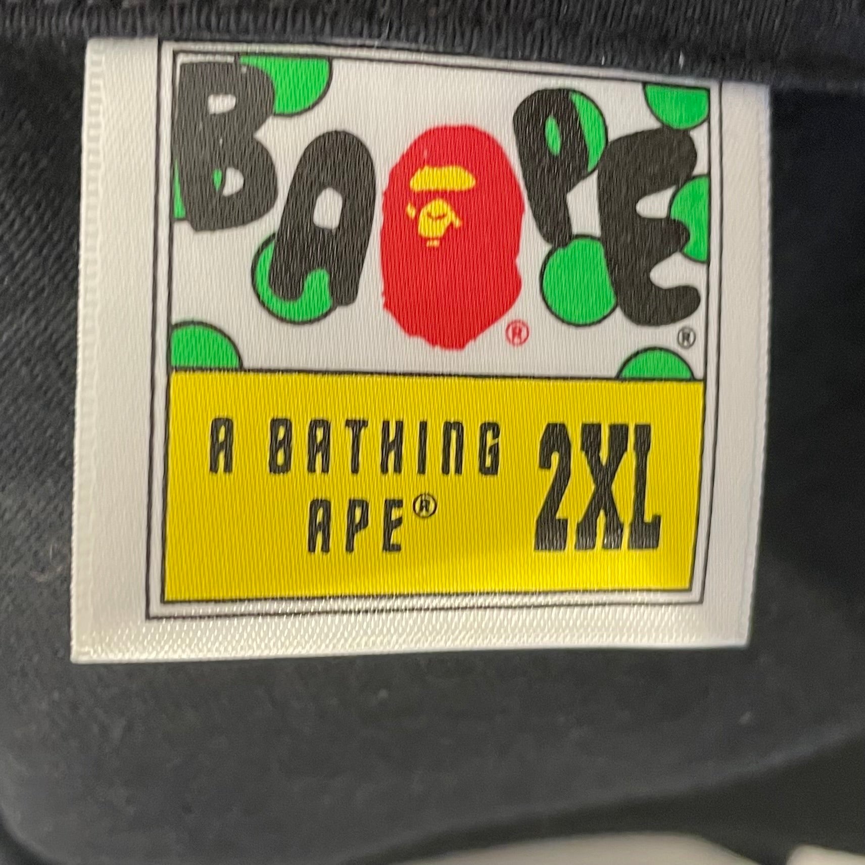 A BATHING APE/T-Shirt/XXL/Cotton/BLK/ view 3
