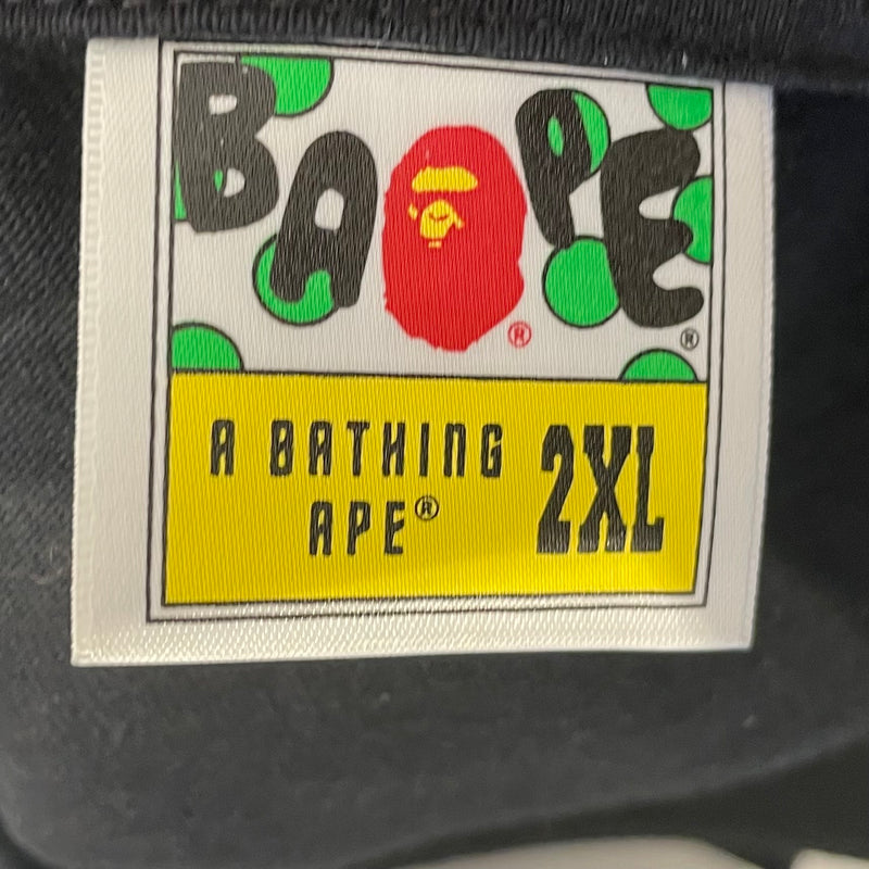 A BATHING APE/T-Shirt/XXL/Cotton/BLK/
