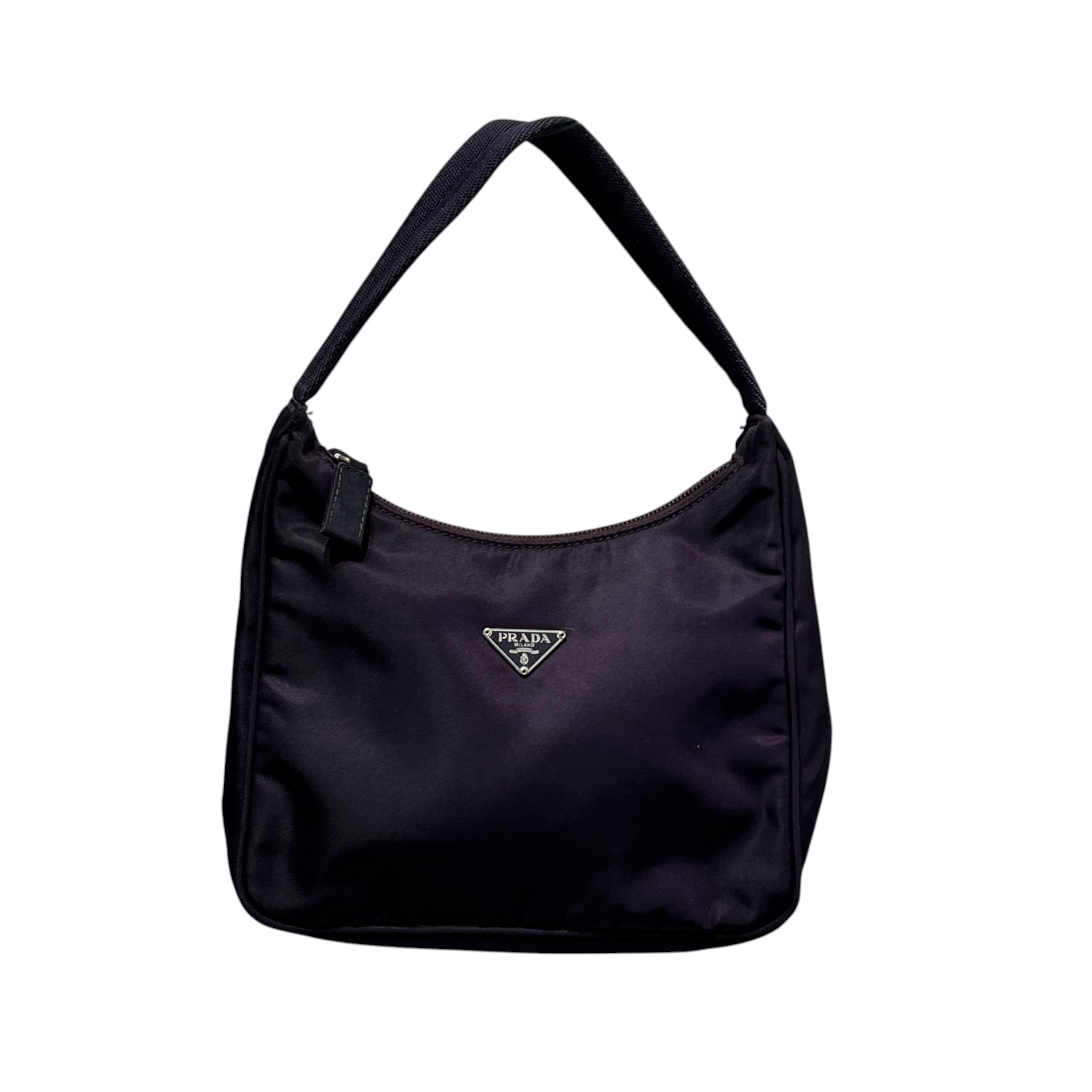 PRADA/Hand Bag/Nylon/PPL/VINTAGE TESSUTO MINI HOBO view 1
