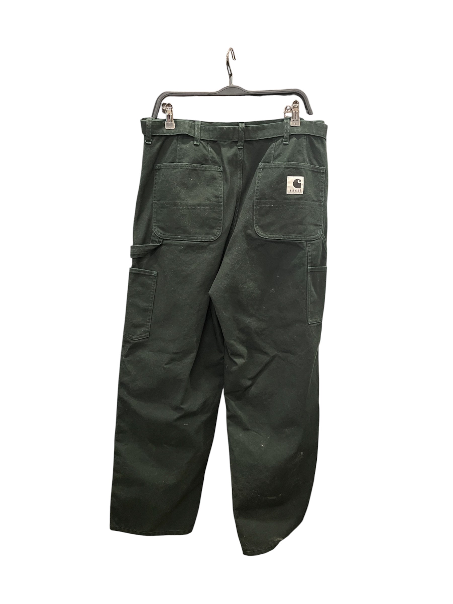 Sacai/Straight Pants/4/Cotton/GRN/Button Fly/Sacai view 2