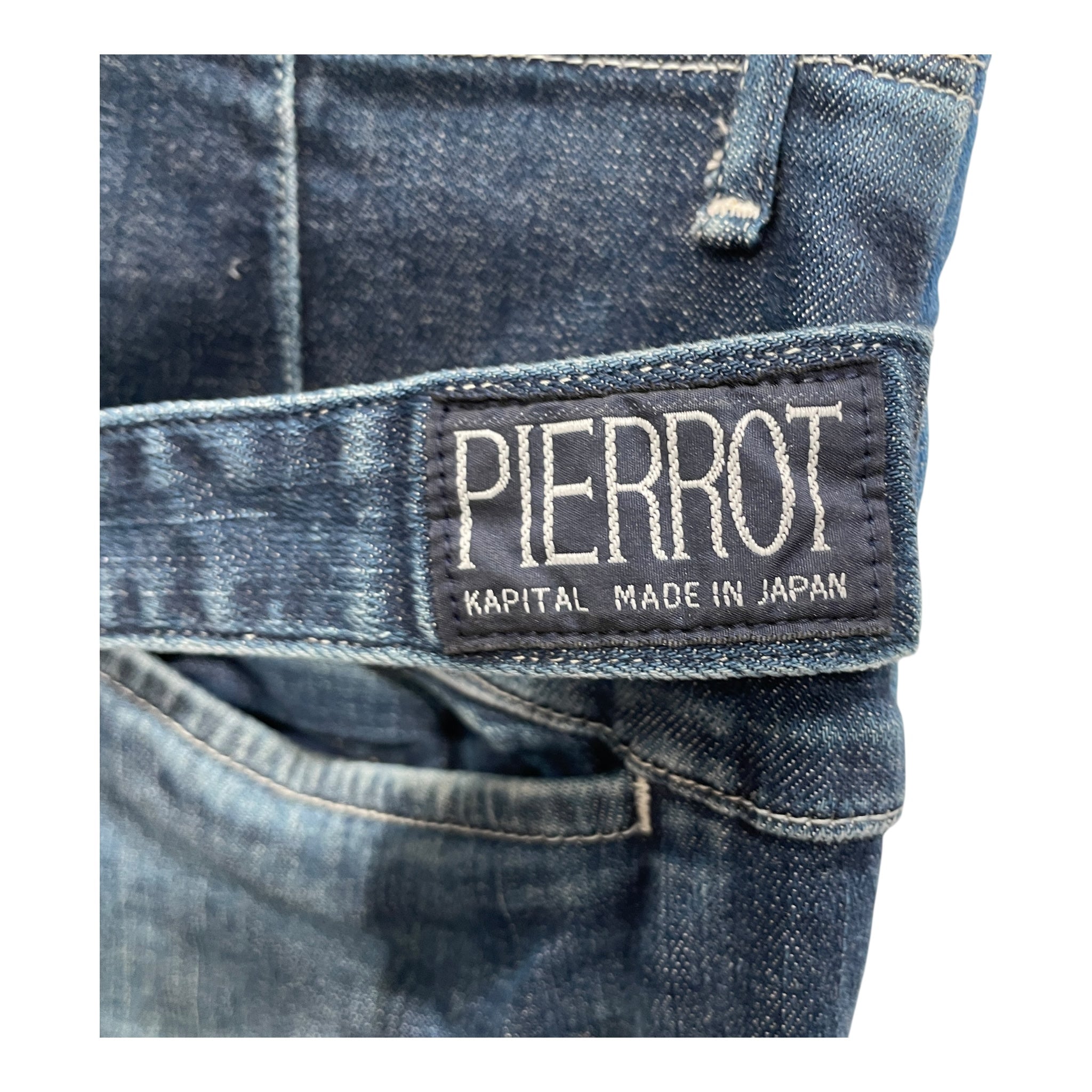 KAPITAL/Skinny Pants/1/Denim/BLU/High-waisted/DEEP CROTCH/ BACK BELT view 5