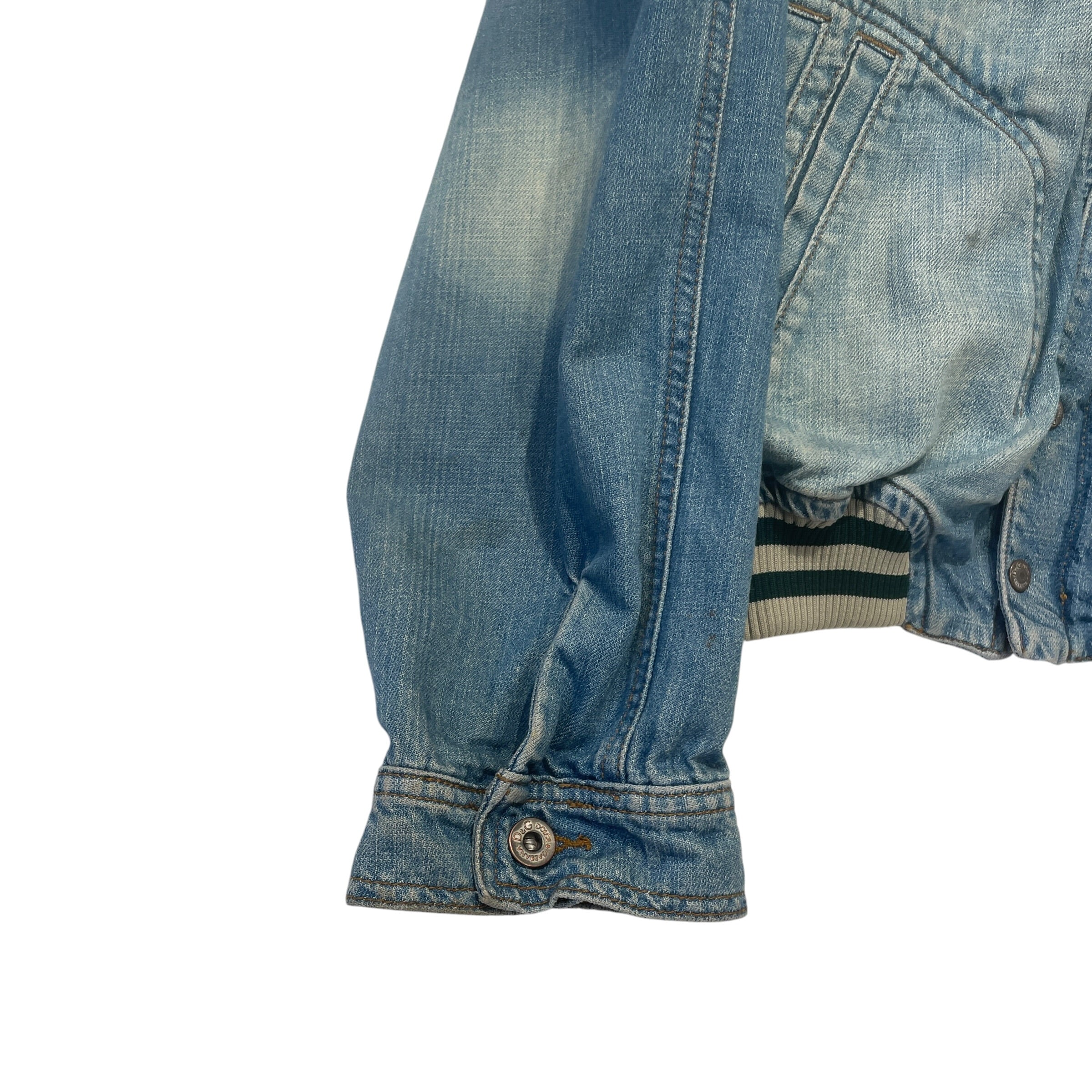DOLCE&GABBANA/Track Jkt/Border/Denim/BLU/SS2005 DENIM TRACK JACKET view 3