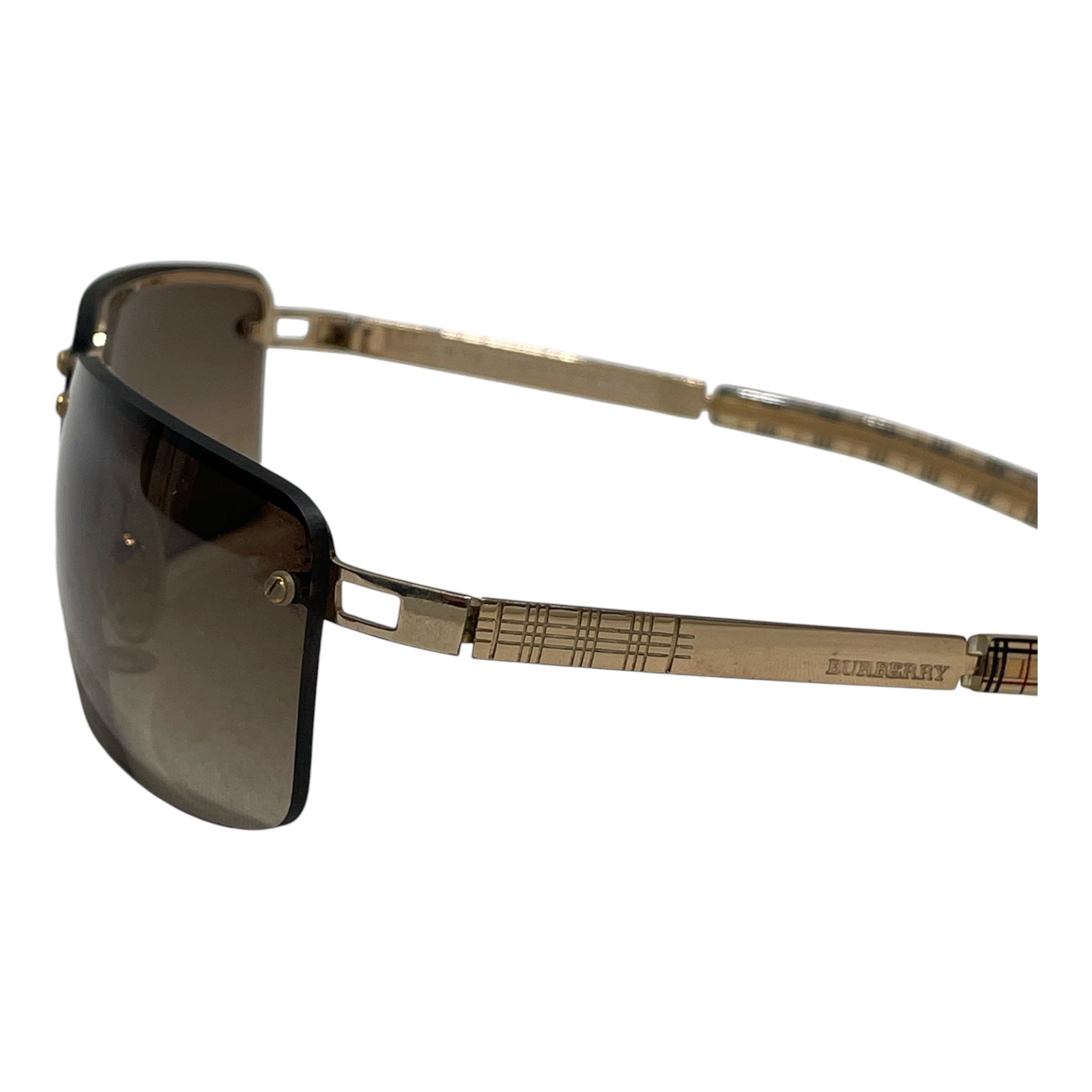 BURBERRY/Sunglasses/Plaid/Plastic/BRW/ view 3