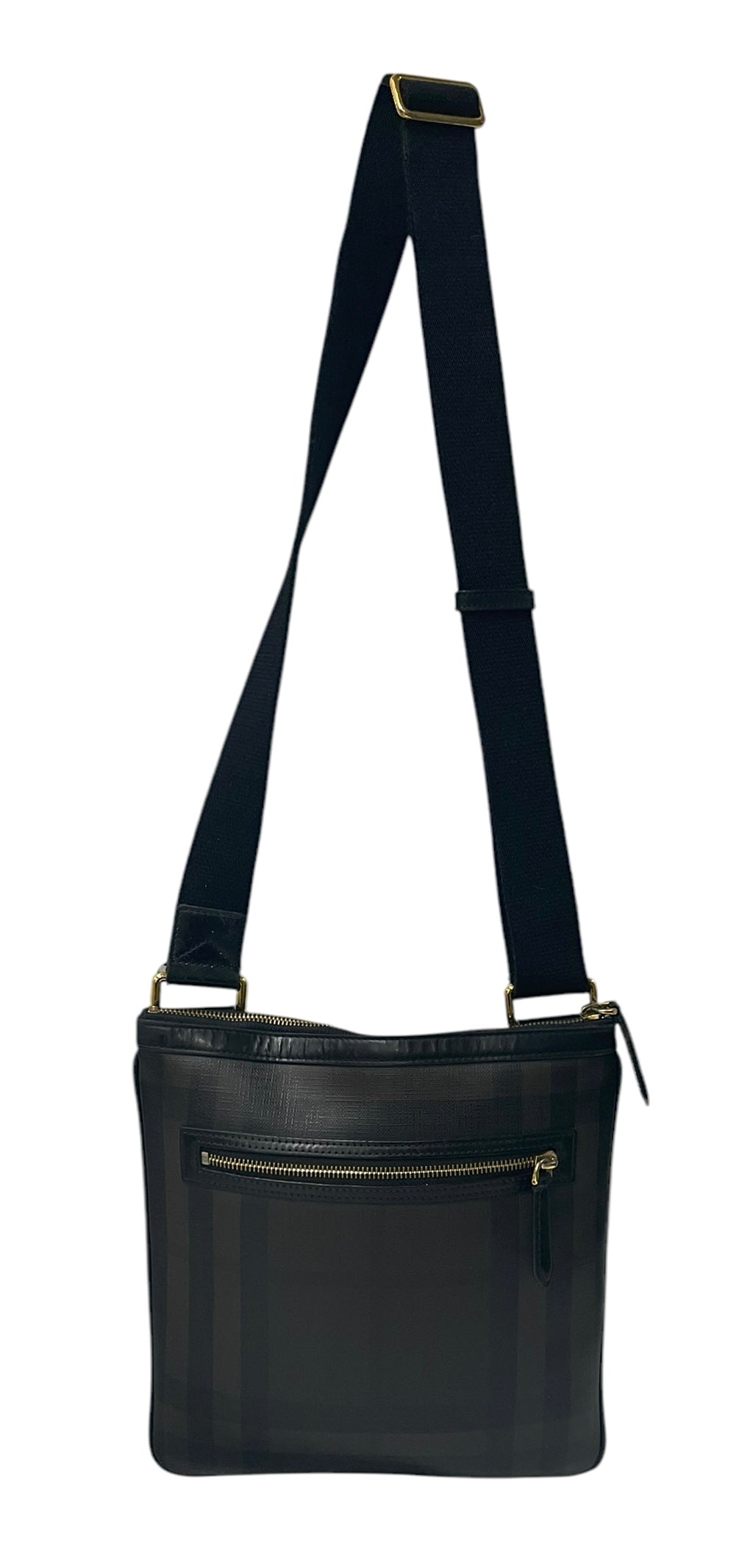 BURBERRY/Cross Body Bag/Plaid/Leather/BRW/CNDONHOUDON view 1