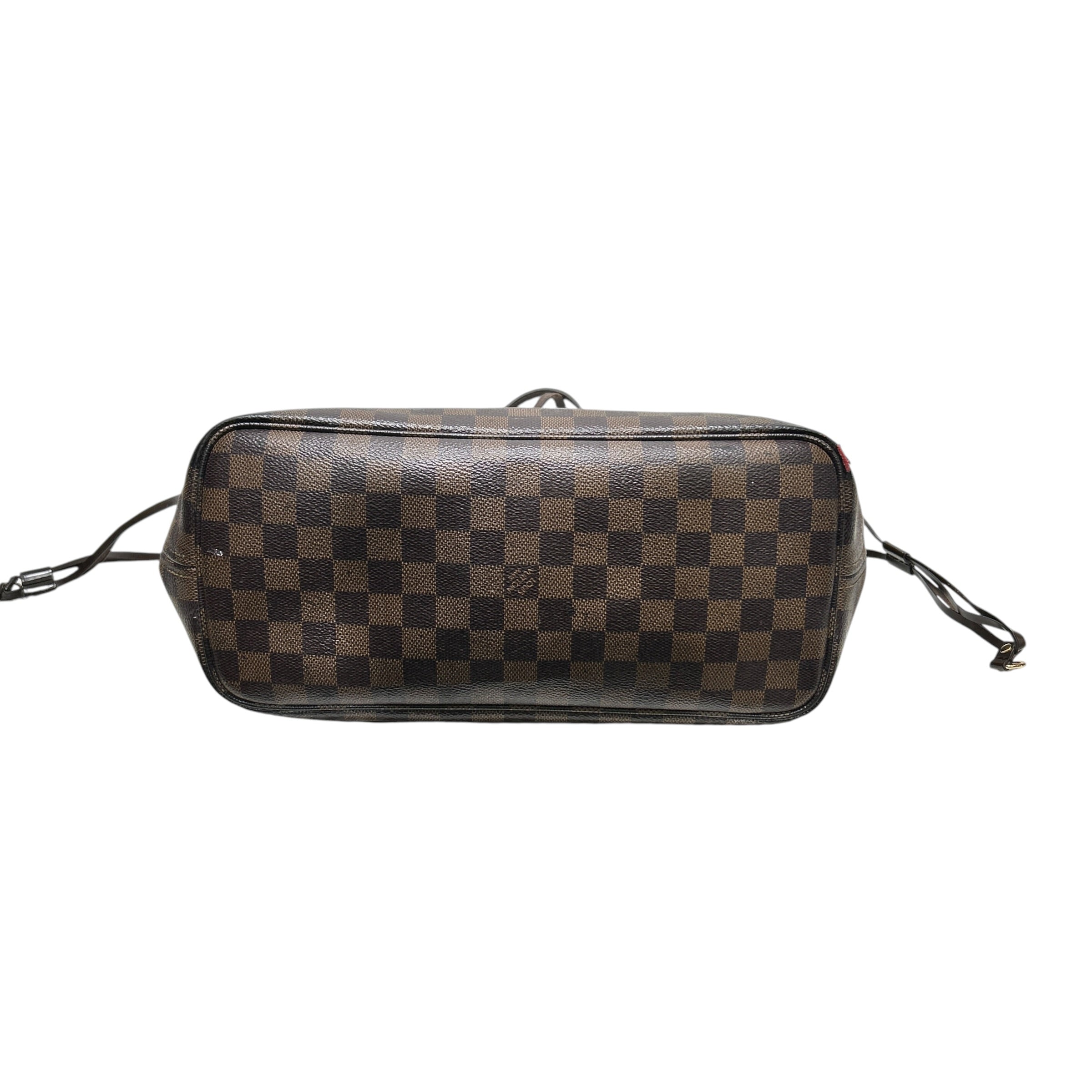 LOUIS VUITTON/Tote Bag/Monogram/Leather/BRW/NEVERFULL DAMIER EBENE view 3