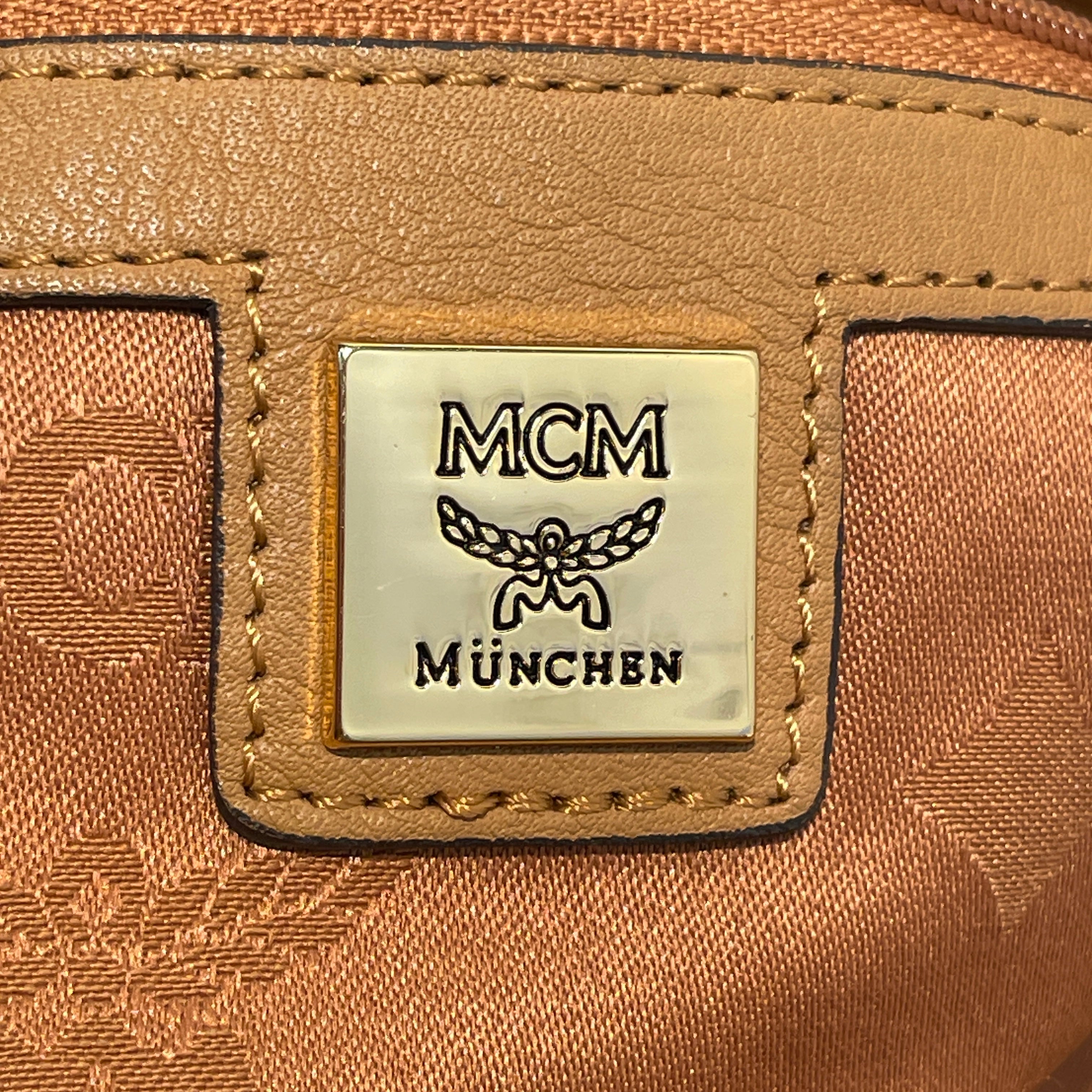 MCM/Hand Bag/Monogram/Leather/BRW/Monogram Hand bag view 6