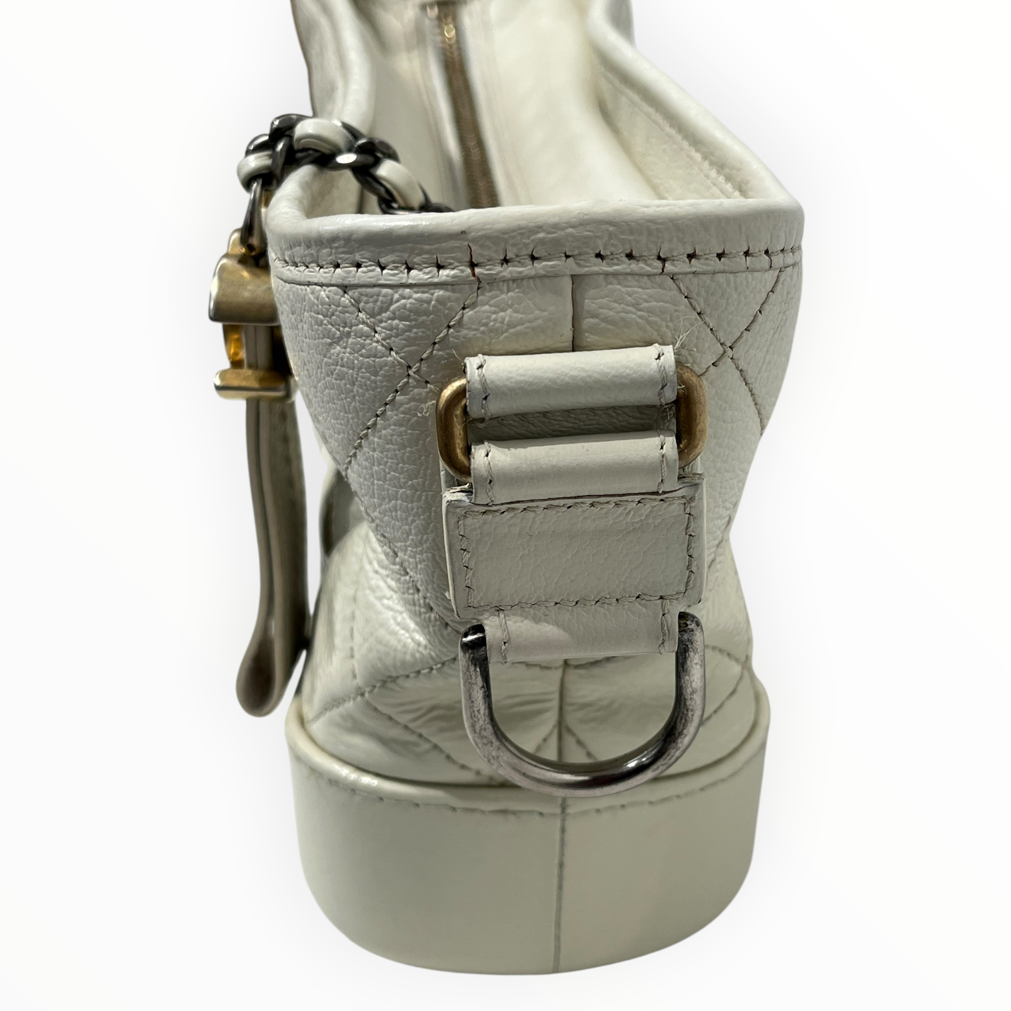CHANEL/Bag/Leather/WHT/GABRIELLE SMALL HOBO view 3