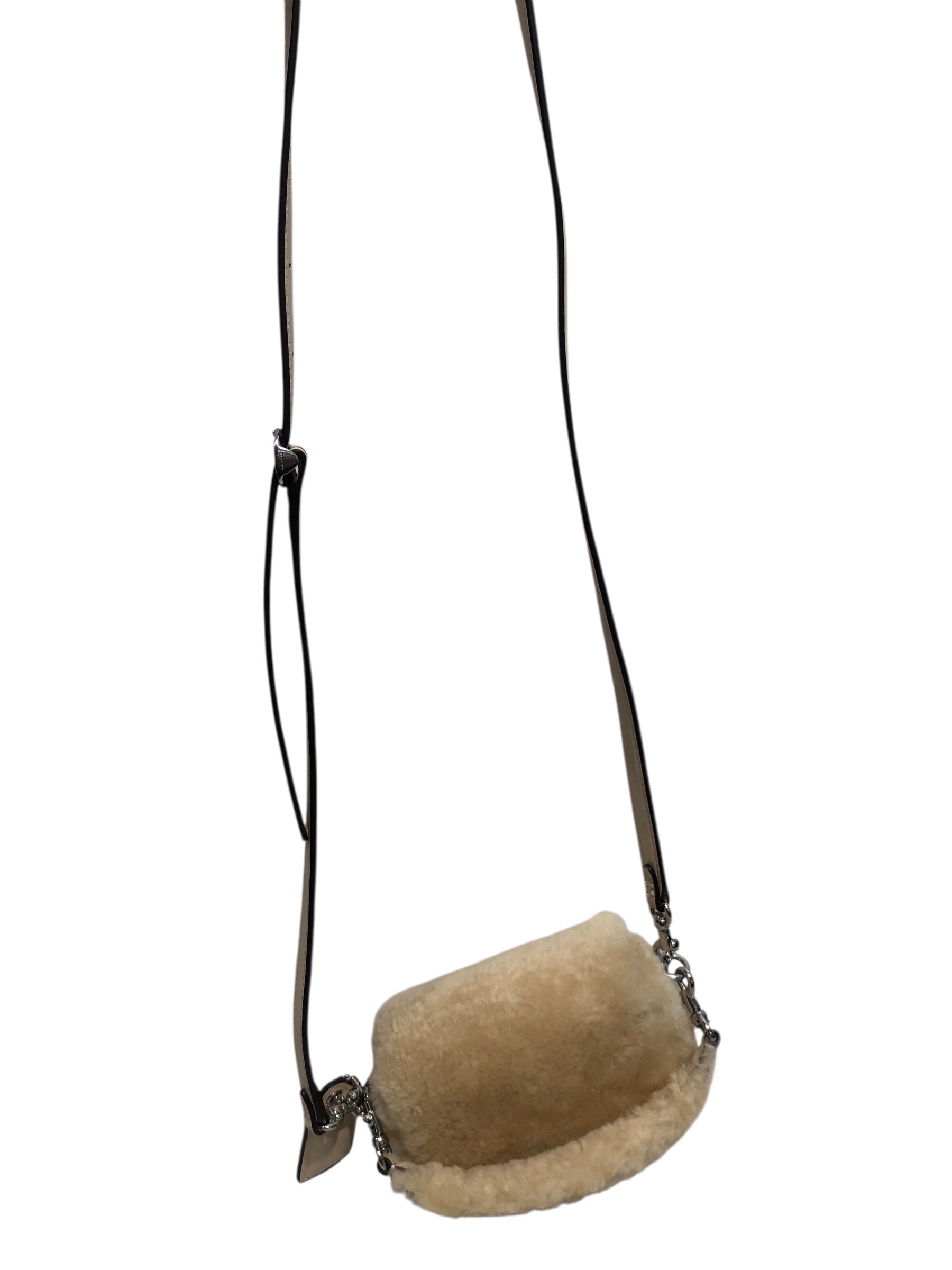 COACH/Cross Body Bag/Sheepskin/CRM/Sherling Pillow Tabby Crossbod view 2