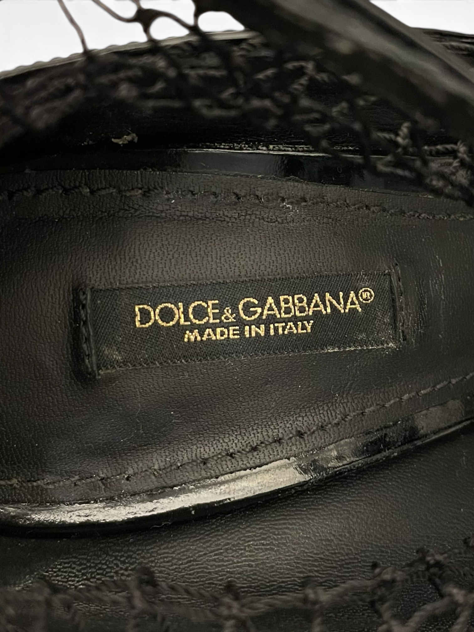 DOLCE&GABBANA/Heels/EU 39/Leather/BLK/ view 3