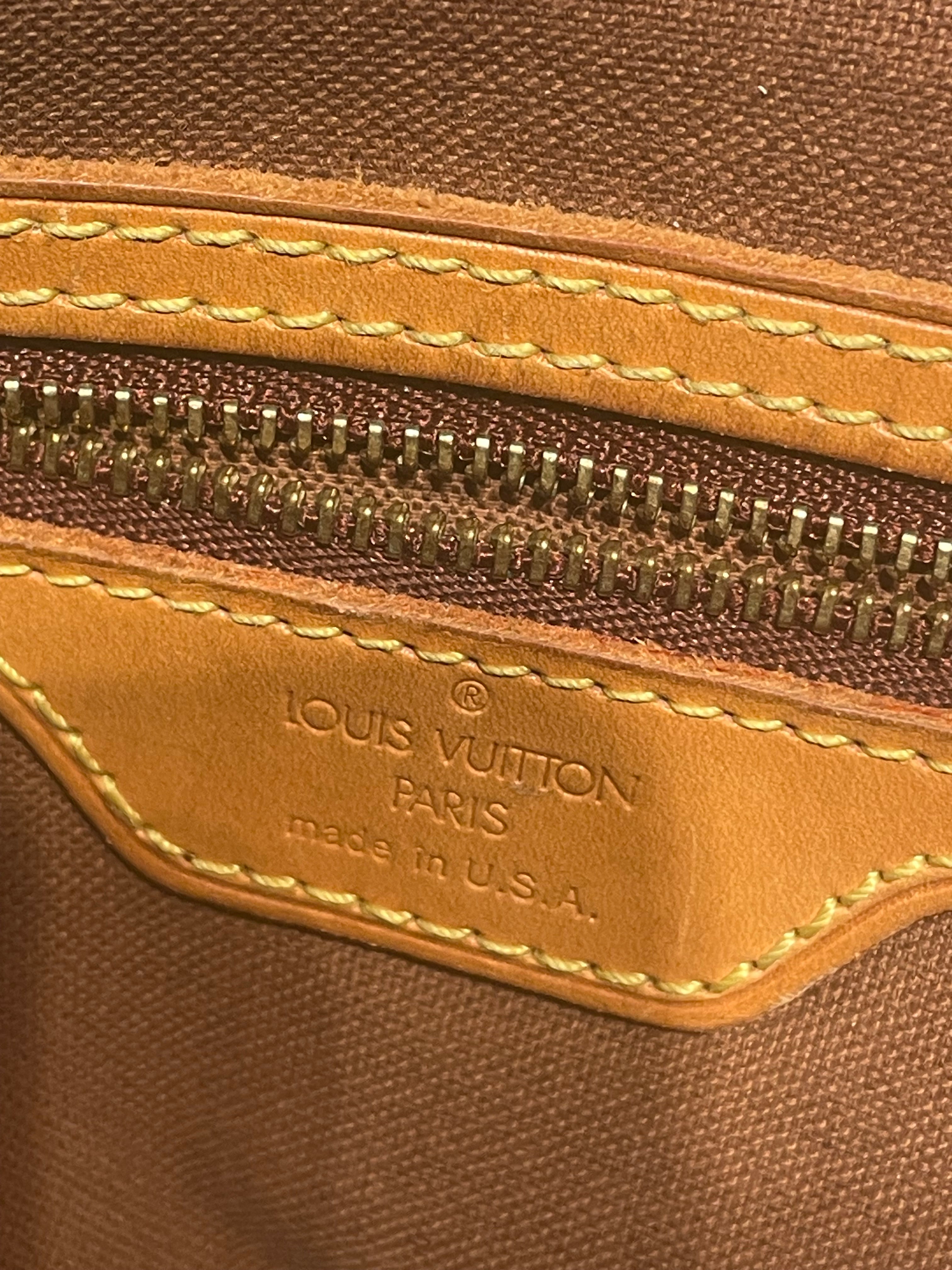 LOUIS VUITTON/Tote Bag/Monogram/Leather/BRW/Cabas piano view 4