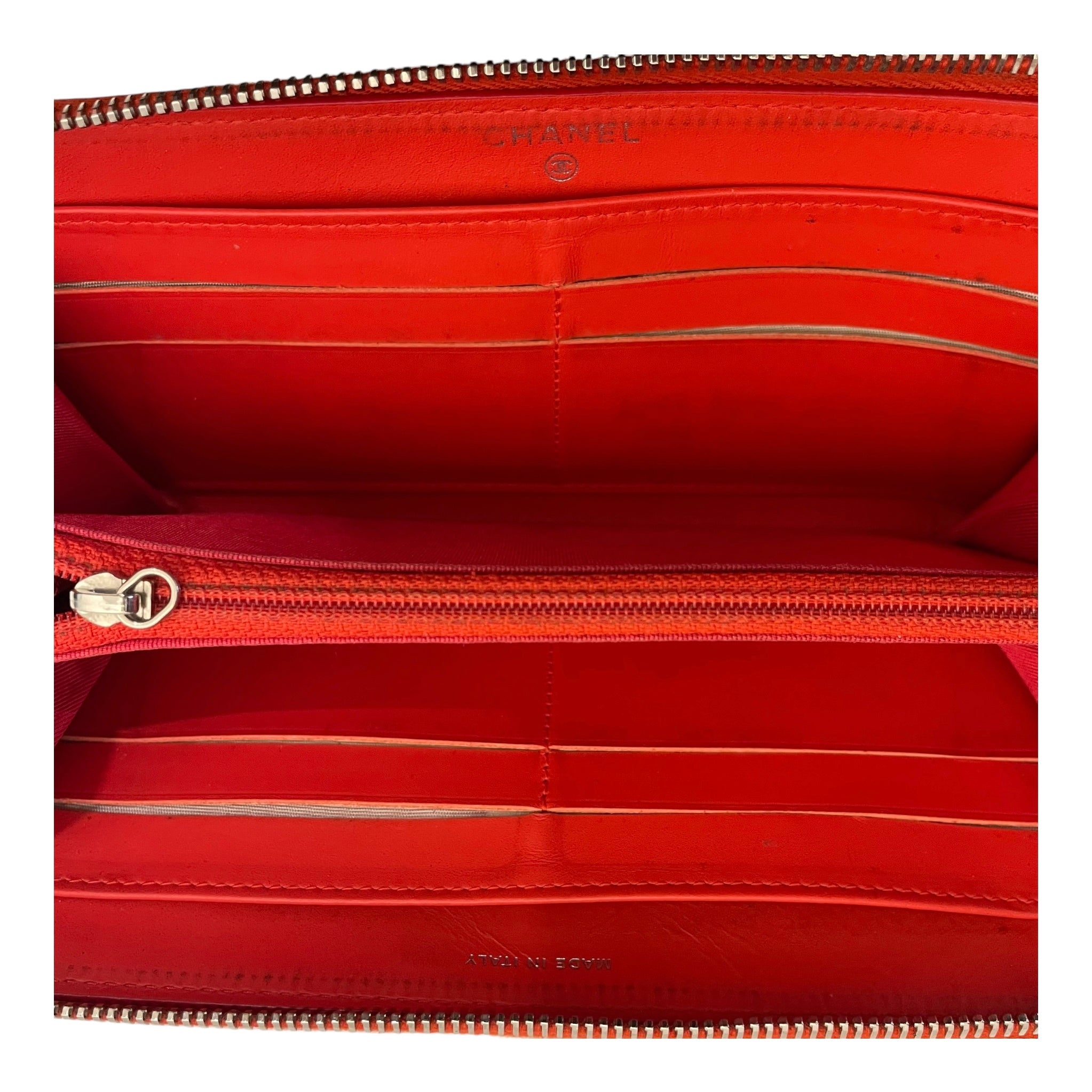 CHANEL/Bifold Wallet/M/Stripe/ORN/ view 4