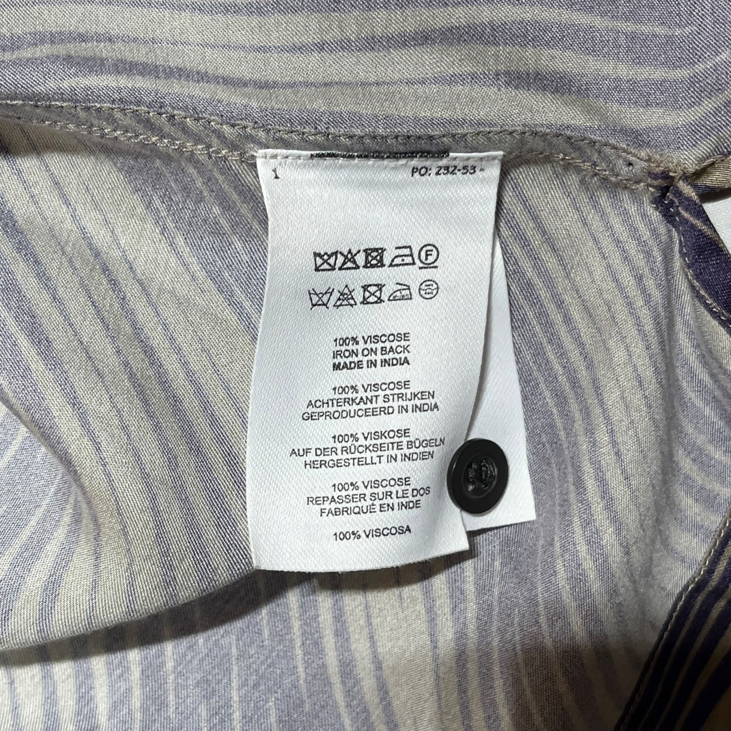 DRIES VAN NOTEN/SS Shirt/50/PPL/All Over Print/CARLTONE HAWK EMBROIDERY view 4