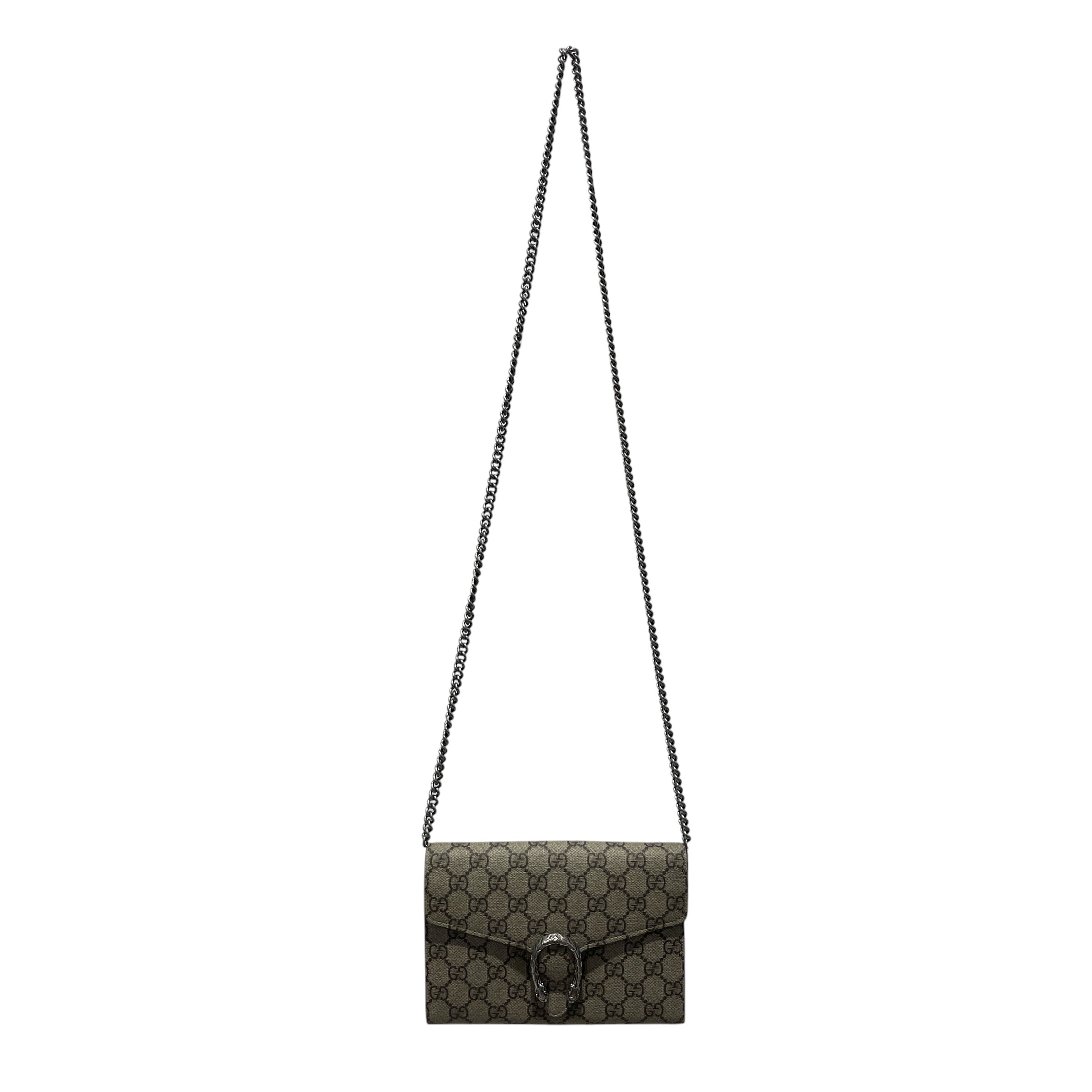 GUCCI/Hand Bag/Monogram/Leather/KHK/doinysus view 1