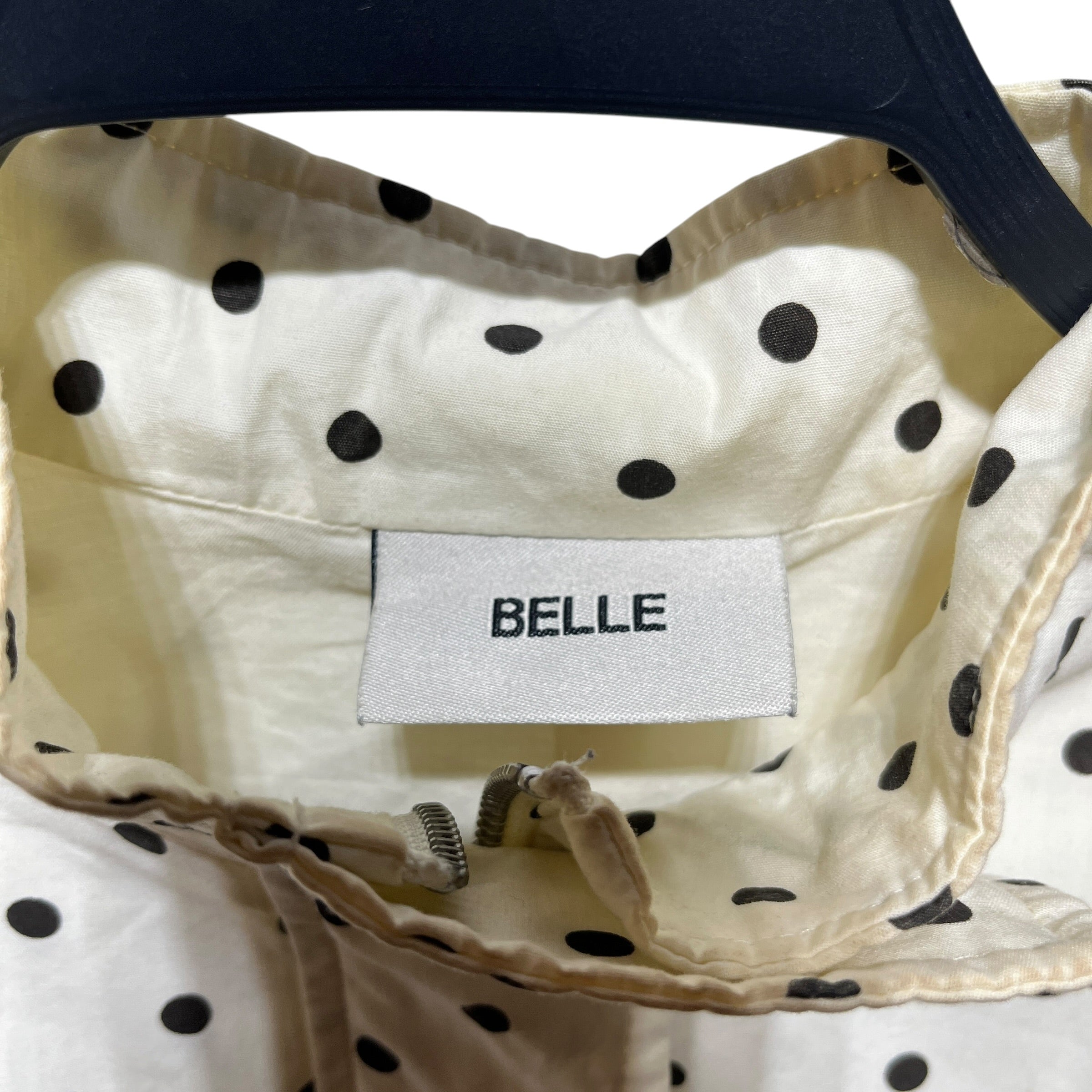BELLE/Blouson/M/Polka dot/Cotton/IVR/ view 3