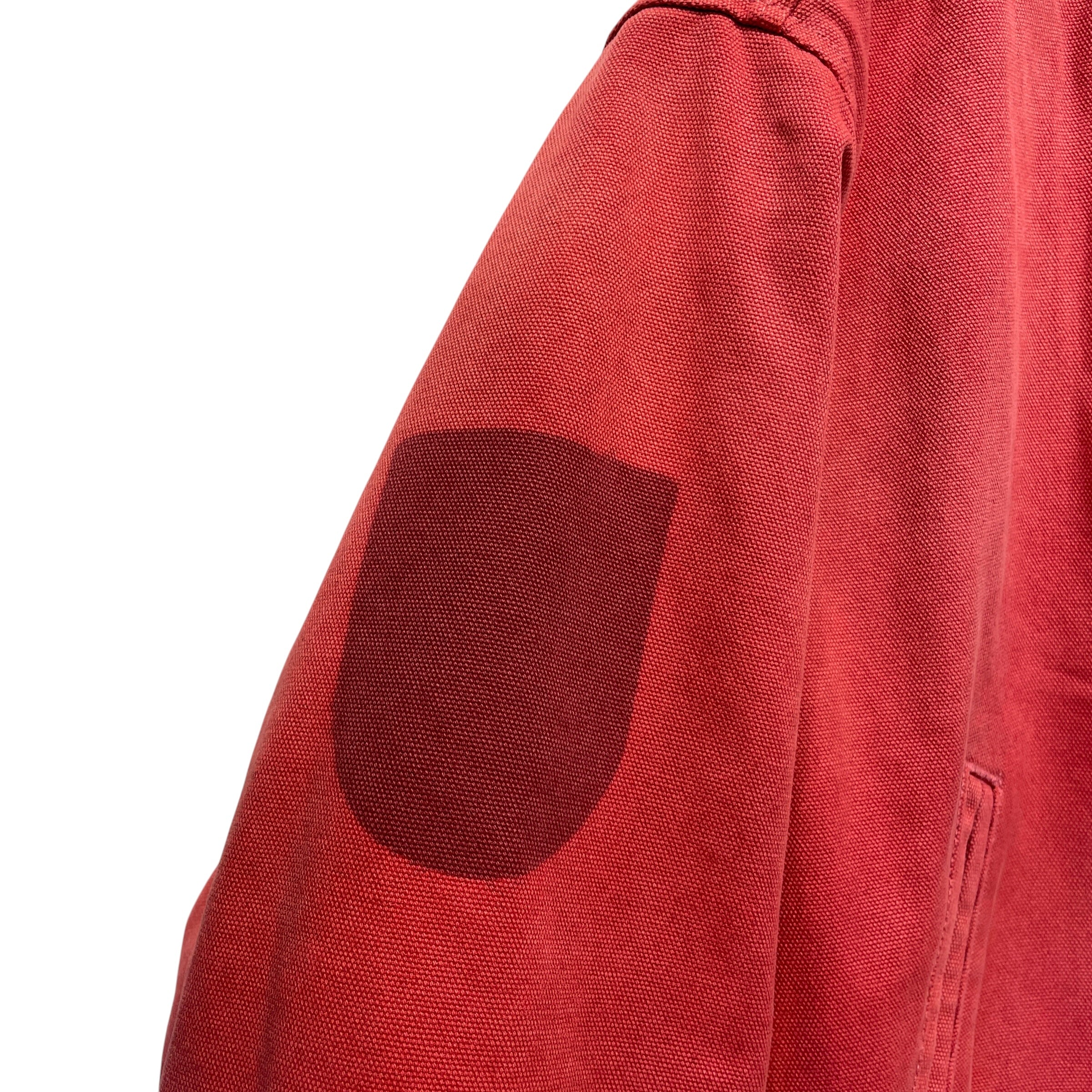 STUSSY/Baseball Jkt/S/Cotton/RED/GHOST LOGO VARSITY view 4