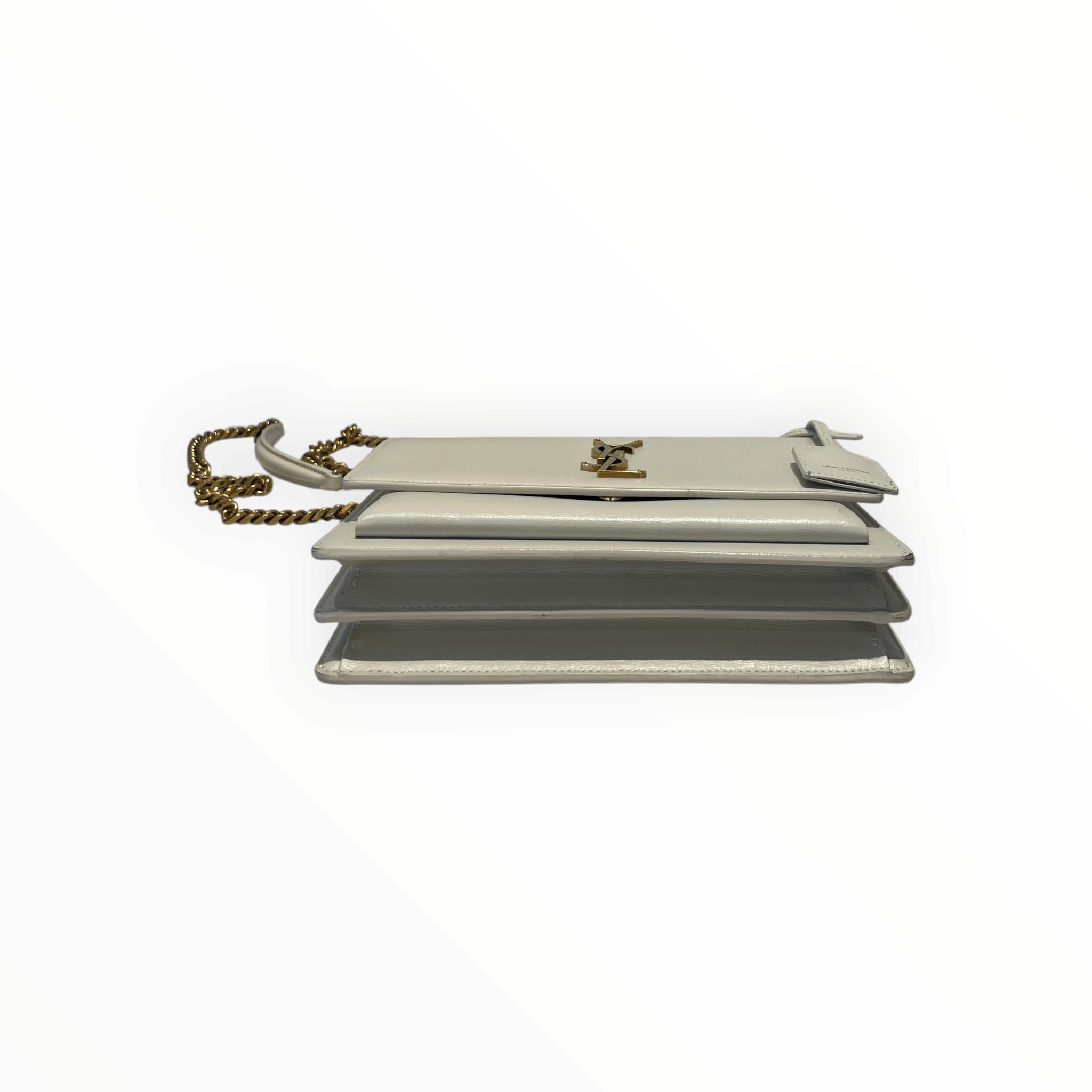 YVES SAINT LAURENT/Bag/Leather/CRM/Sunset Med view 3