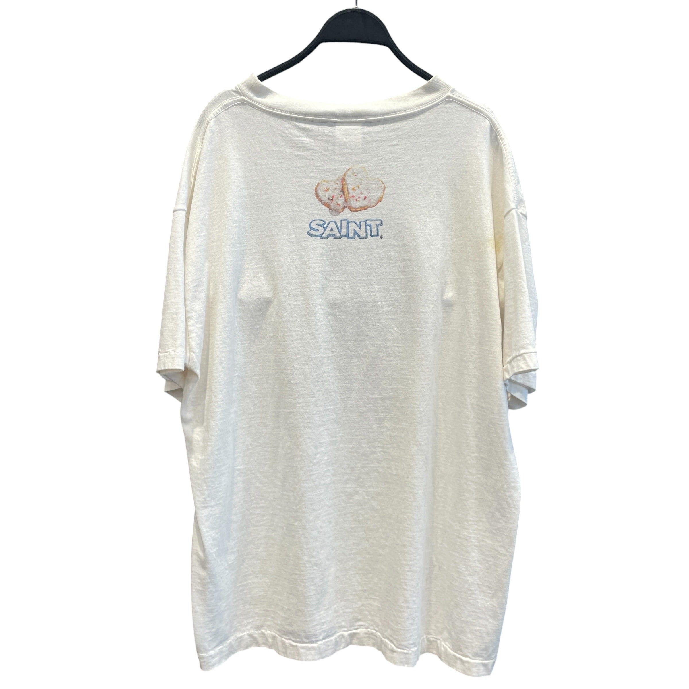 SAINT MICHAEL/T-Shirt/XL/Cotton/WHT/Graphic/SAINT MICHAEL "OREO" TSHIRT view 2